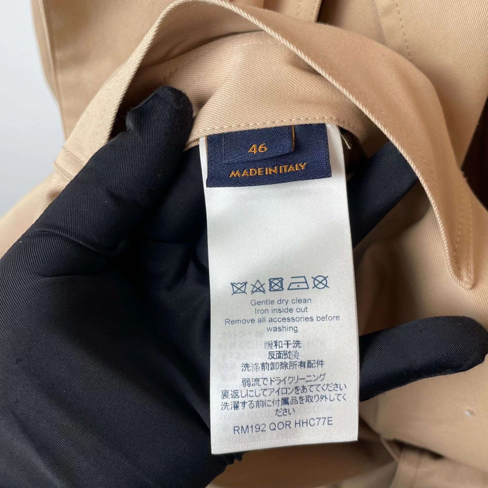 Louis Vuitton LV Cotton Beige Coat 46 Size XL / US 12-14 / IT 48-50 - 3 Thumbnail