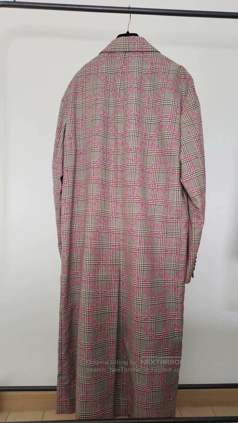 Valentino Valentino Full logo houndstooth coat Size M / US 6-8 / IT 42-44 - 2 Thumbnail