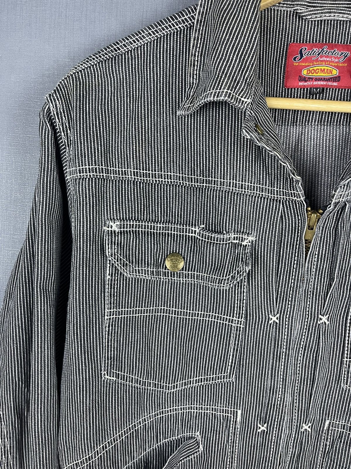 Hysteric Glamour Hysteric GLAMOUR Dogman Hickory Multipocket Workwear Jacket Size US M / EU 48-50 / 2 - 12 Thumbnail