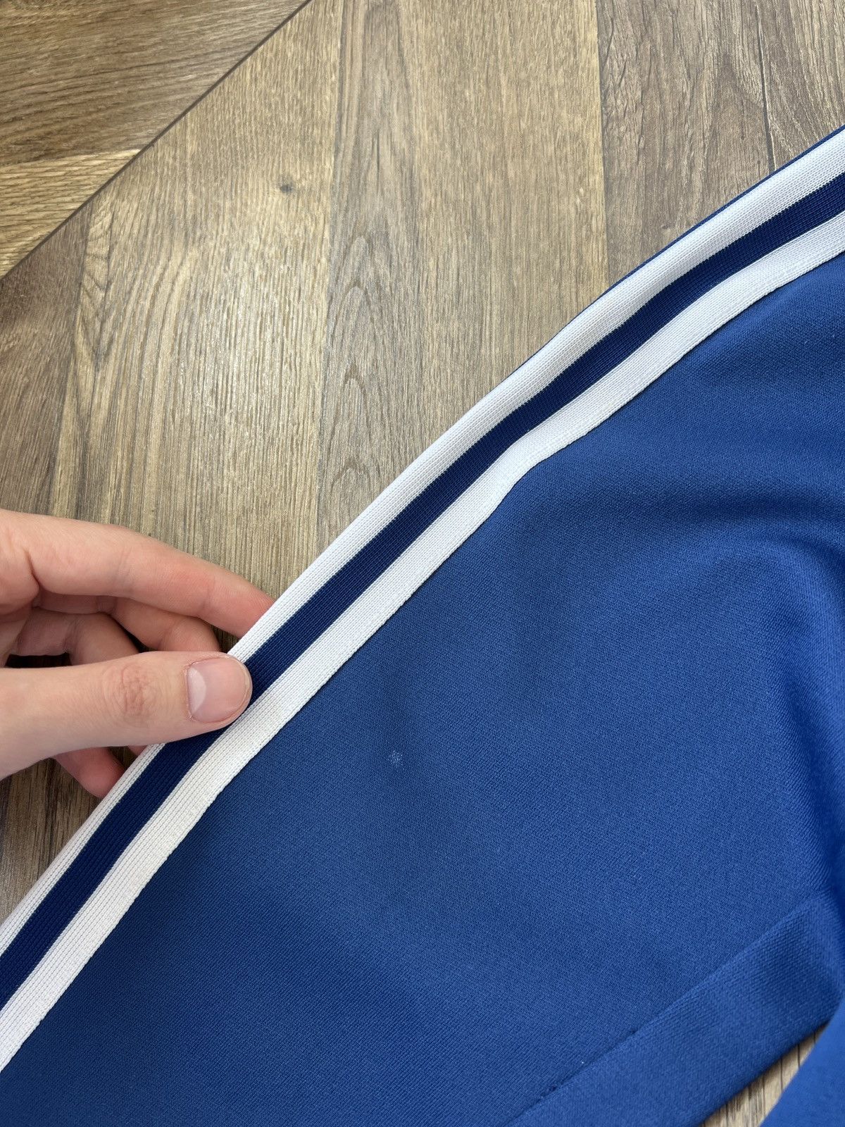 Adidas Vintage 80s Adidas Full Zip Track Jacket Blue Size US S / EU 44-46 / 1 - 10 Thumbnail