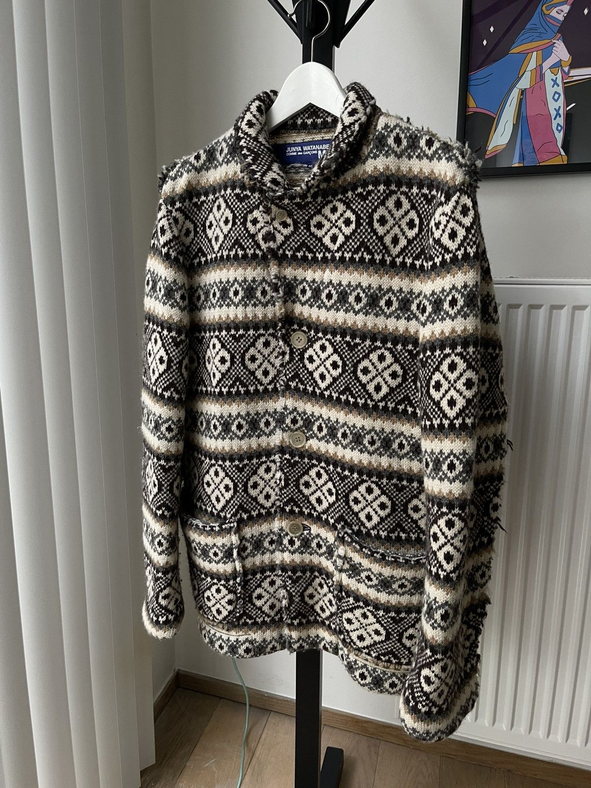 Comme des Garcons Comme Des Garcons Junya Watanabe Fall 2003 Knited Blazer Size US M / EU 48-50 / 2 - 5 Thumbnail