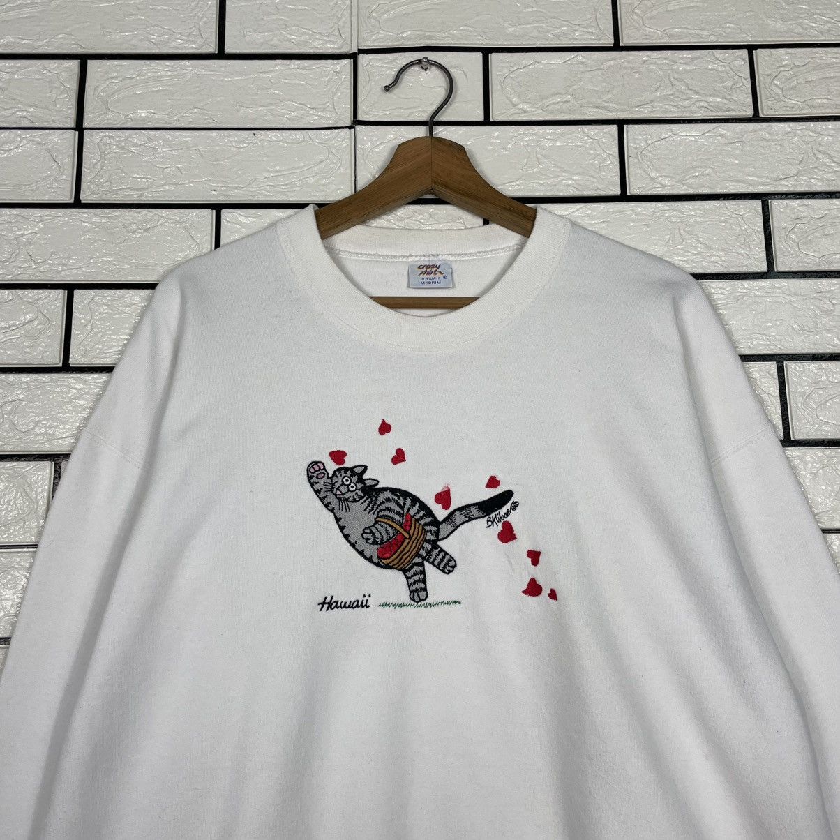 Other Vintage 90s Crazy Shirt Hawaii Sweatshirt Size US M / EU 48-50 / 2 - 2 Thumbnail