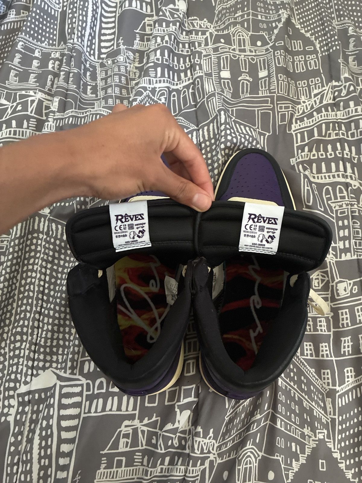 Reves Paris Kool Kiy Reves Paris ‘85 Purple Lupus Shoes Size US 13 / EU 46 - 7 Thumbnail