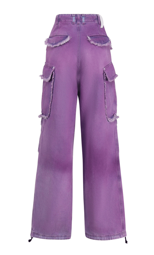 Other DARK PARK DENIM CARGO VIVI ACID PURPLE 8DWP004-F B153001 Size 25" / US 0 / IT 36 - 3 Thumbnail