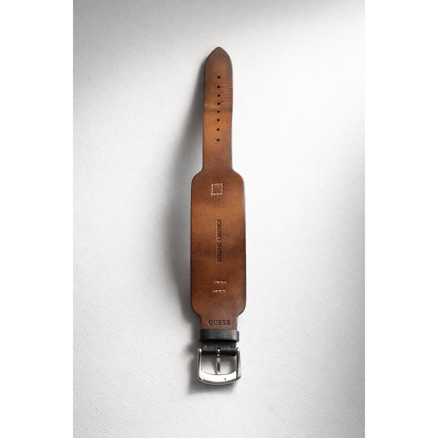 Guess GUESS Black Leather Wrap Watch G66222L Suede Strap Crystal Size ONE SIZE - 4 Thumbnail