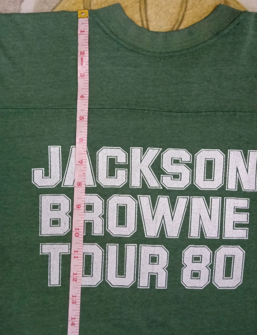 Band Tees Vintage 80s Hold Out : Jackson Browne Tour 80 Japan T-shirt Size US S / EU 44-46 / 1 - 20 Thumbnail