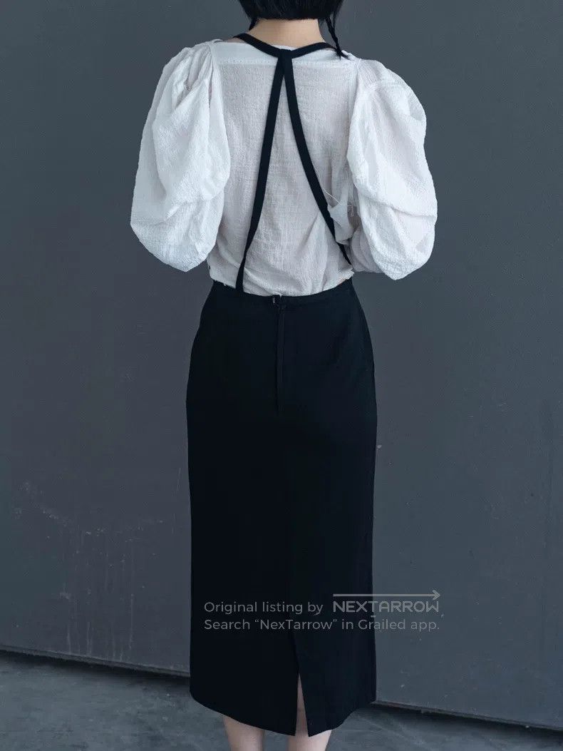 Comme des Garcons Comme Des Garcons Main Line Early Black Suspender Skirt Size S / US 4 / IT 40 - 5 Thumbnail