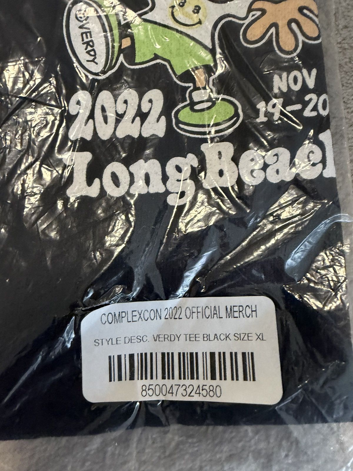 Verdy ComplexCon 2022 Long Beach Tee Black XL Deadstock Size US XL / EU 56 / 4 - 3 Thumbnail