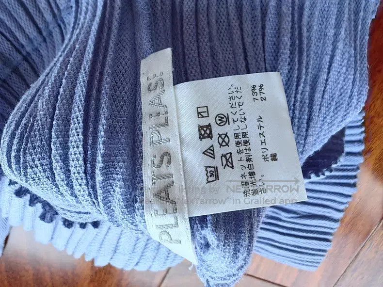 Issey Miyake Issey Miyake Blue Long-Sleeve Top Size L / US 10 / IT 46 - 3 Thumbnail
