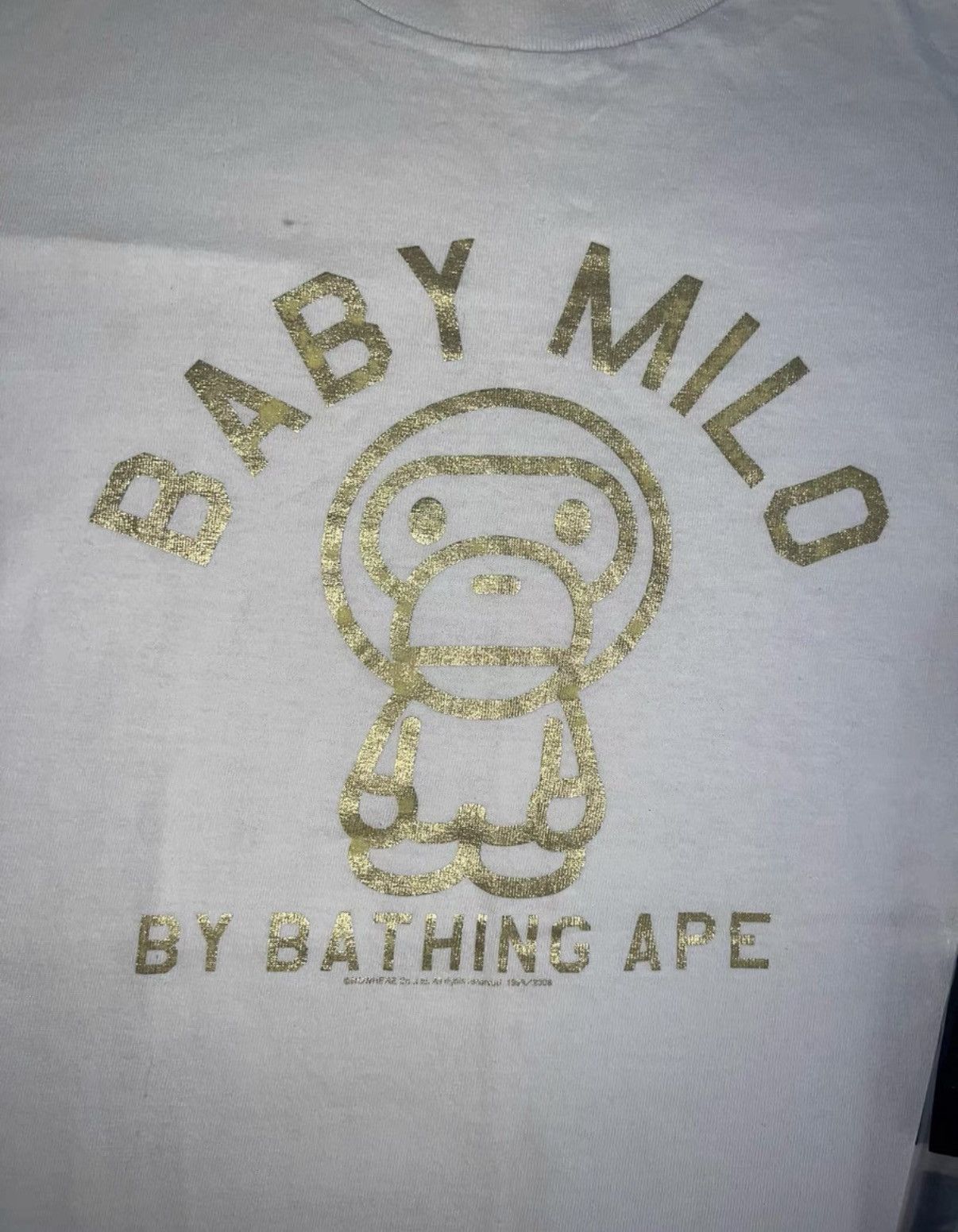 Bape BAPE OG Nigo era white short-sleeve T-shirt Size US L / EU 52-54 / 3 - 2 Thumbnail