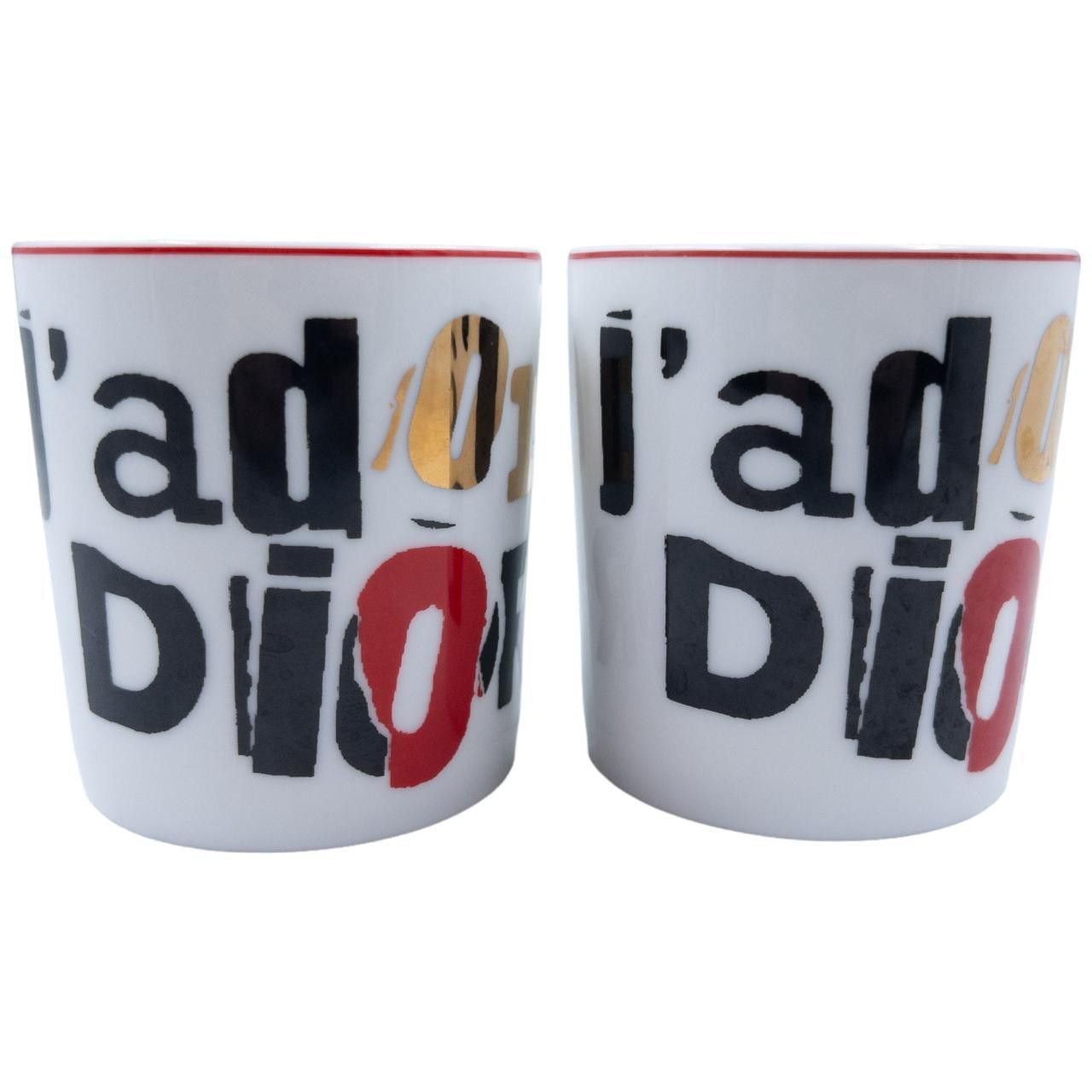 Dior Vintage Dior J'adore Double Mug Set Size ONE SIZE - 4 Thumbnail