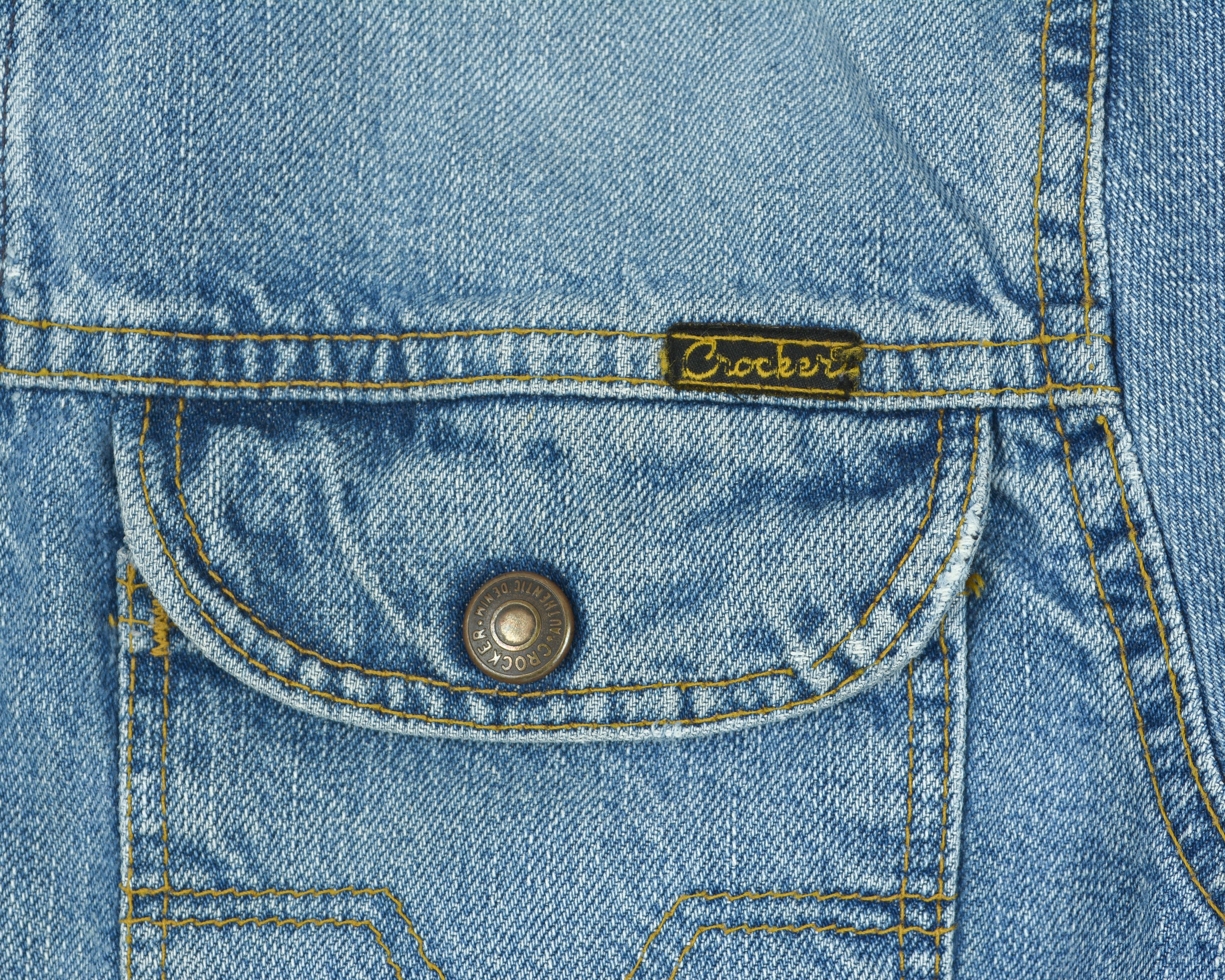 Vintage Jacket Bronson Slim Coat Denim Jean Button Retro Top Size US S / EU 44-46 / 1 - 5 Thumbnail