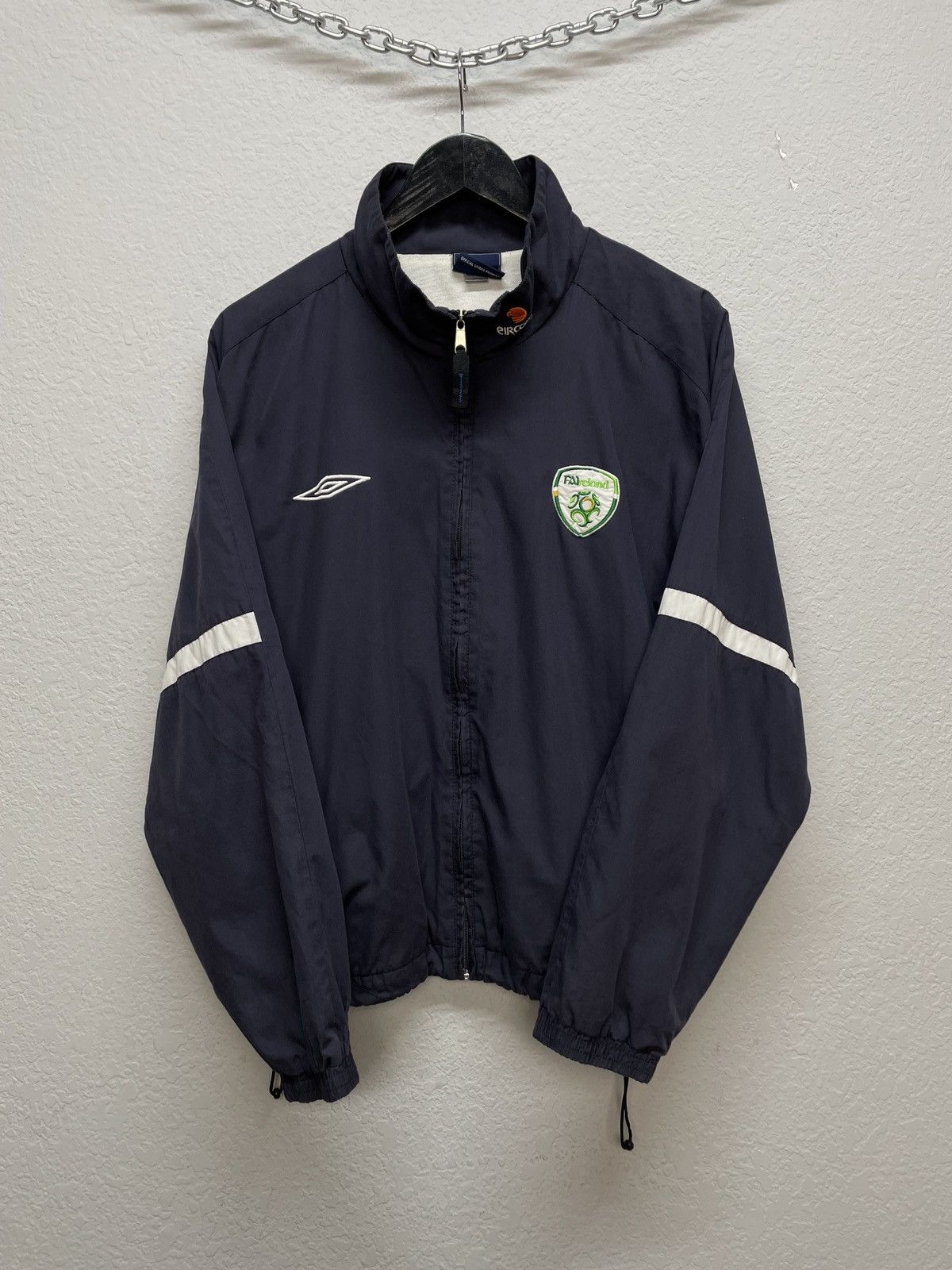 Vintage y2k Umbro Ireland 00s Training Soccer Track Jacket