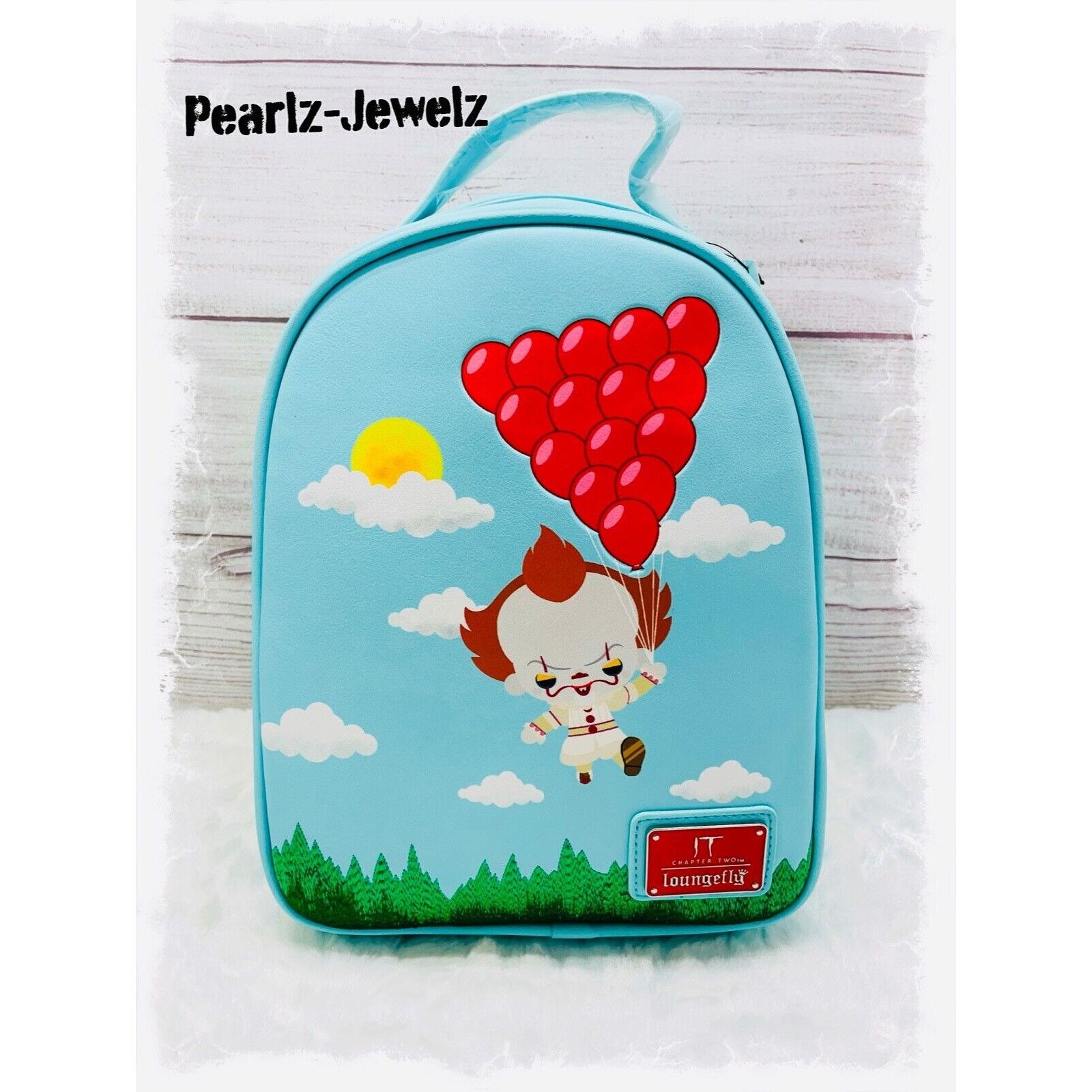 Disney Loungefly Pennywise IT Clown Chapter Two Chibi Red Balloons Size ONE SIZE - 1 Thumbnail