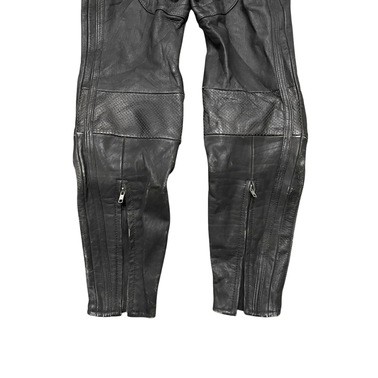 Leather Vintage 90's Giulio Leather Jumpsuit Racing Coveralls Size US 28 / EU 44 - 15 Thumbnail