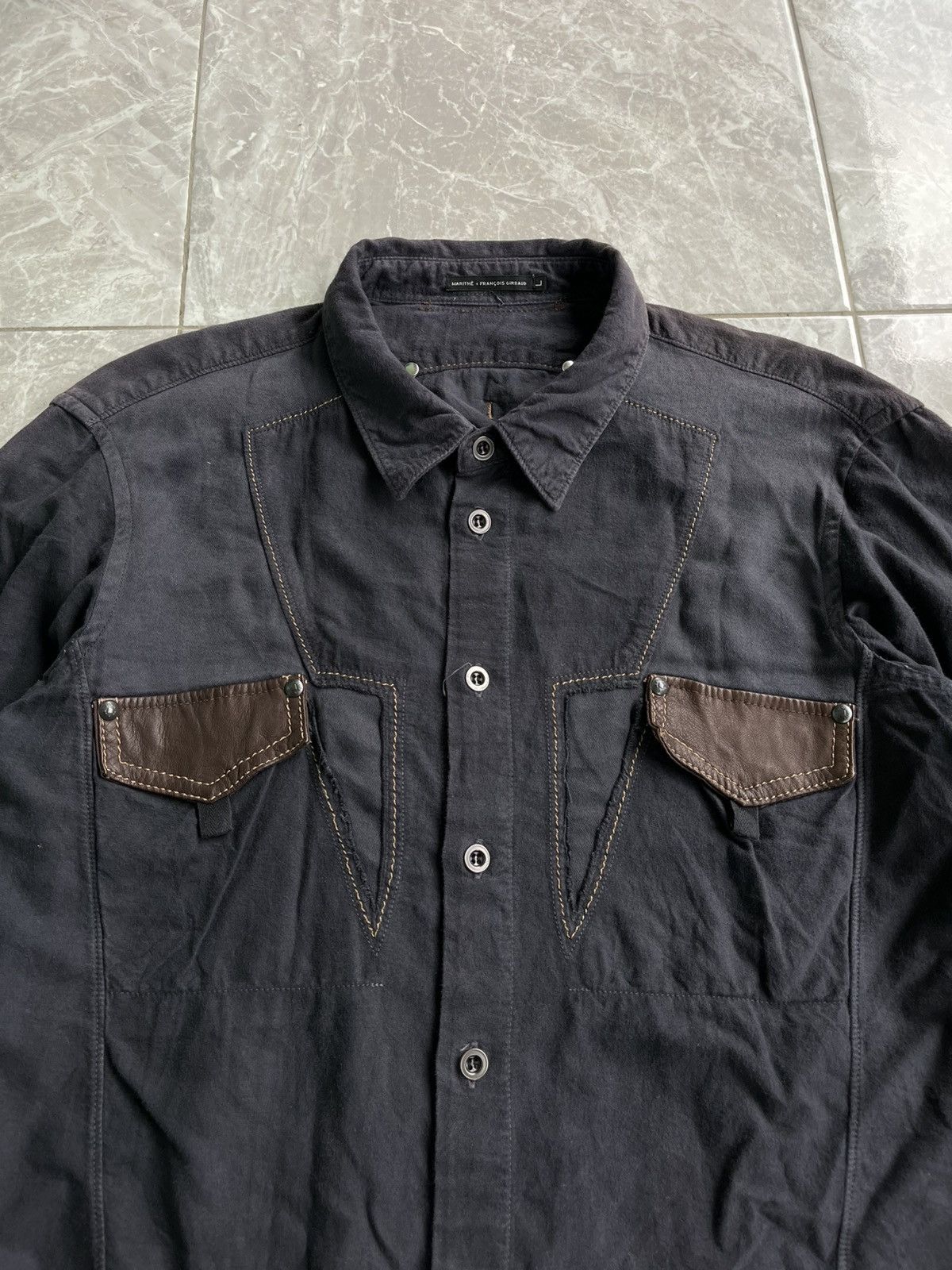 Marithe + Francois Girbaud Marithe + Francois Girbaud Button Shirt Size US M / EU 48-50 / 2 - 3 Thumbnail