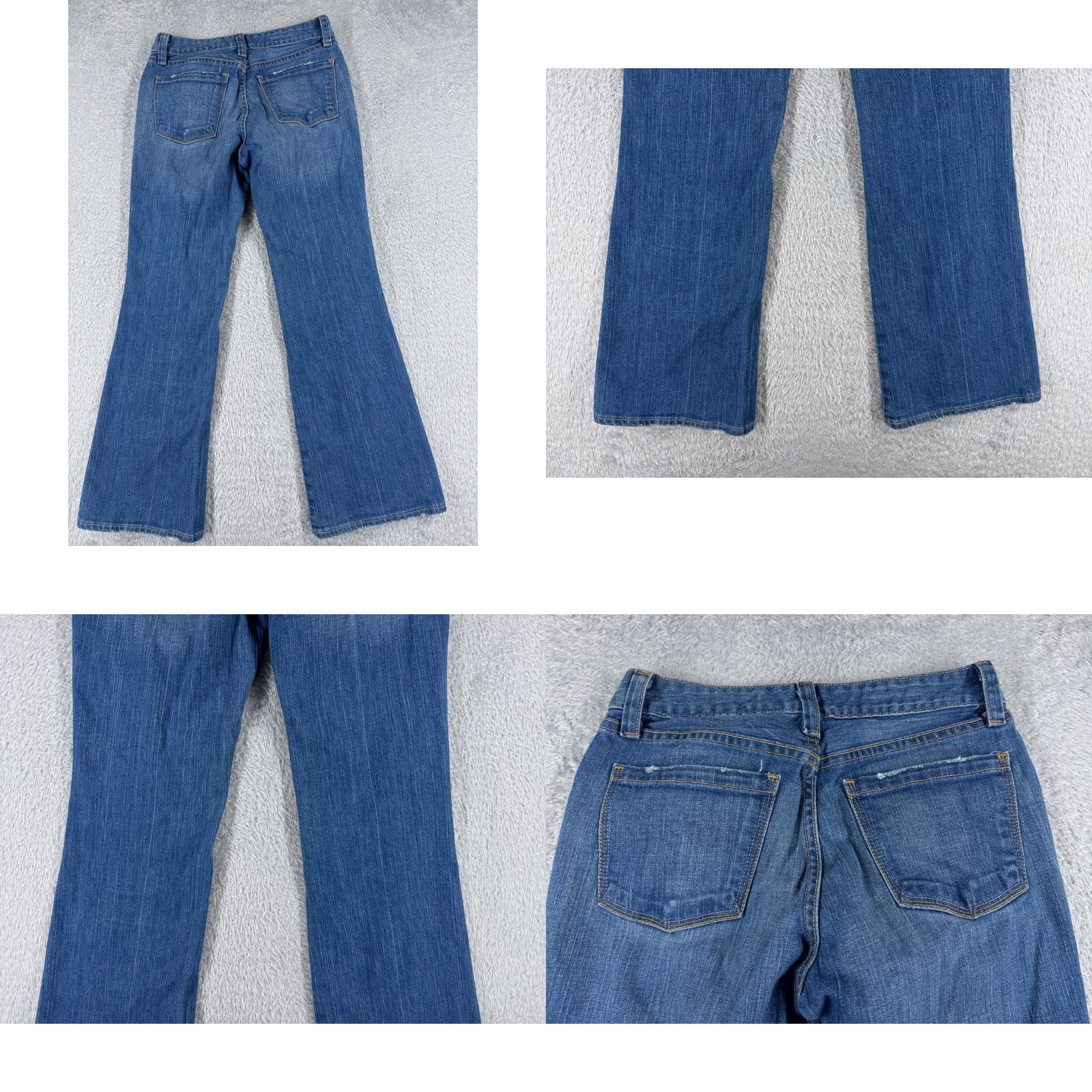 Gap VINTAGE Gap Jeans Womens 6 Blue Denim Ankle Mid Rise Cotton Blend 28x28 Jeans Women Blue 90s Western Style Boys? Size 28" / US 6 / IT 42 - 9 Thumbnail