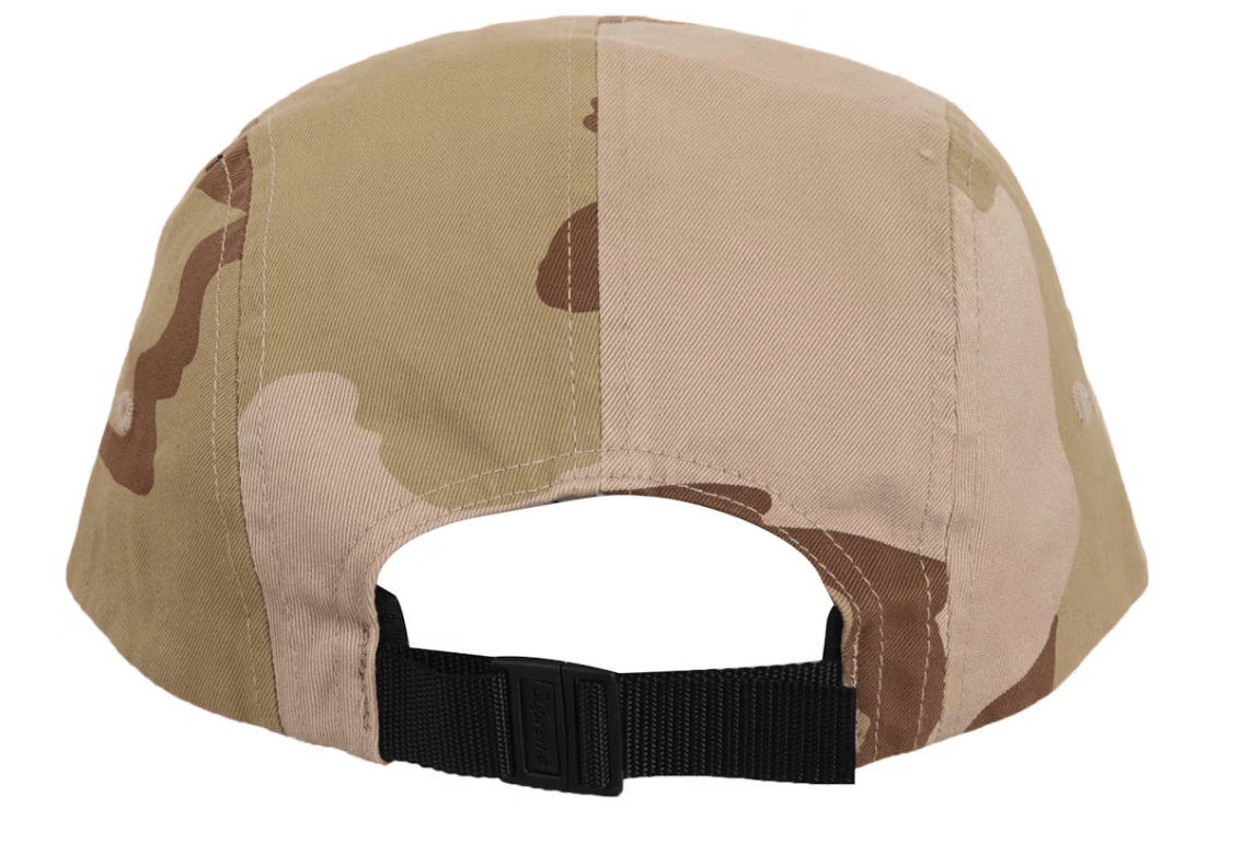 Supreme Washed Chino Twill Camp Cap Camo Sz Adjustable