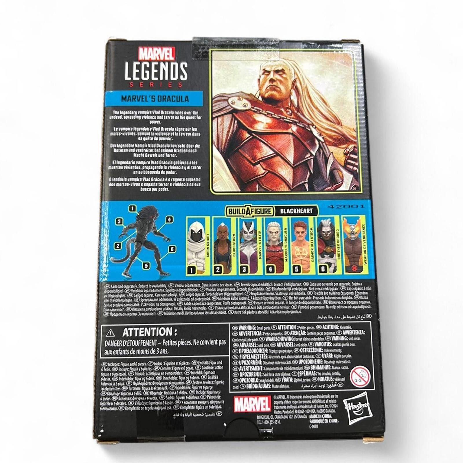 Marvel Comics Marvel Legends Strange Tales Dracula Action Figure Size ONE SIZE - 3 Thumbnail