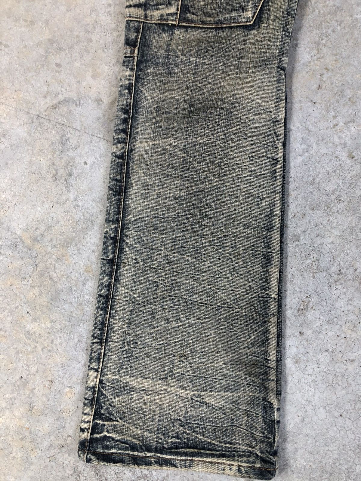 semanticdesign Semantic Design Flared Jeans Multipocket Mudwash Distressed Size US 30 / EU 46 - 6 Thumbnail