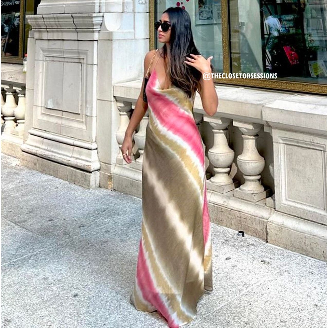 ZARA Cowl Neck Long Dress NWT (M)
