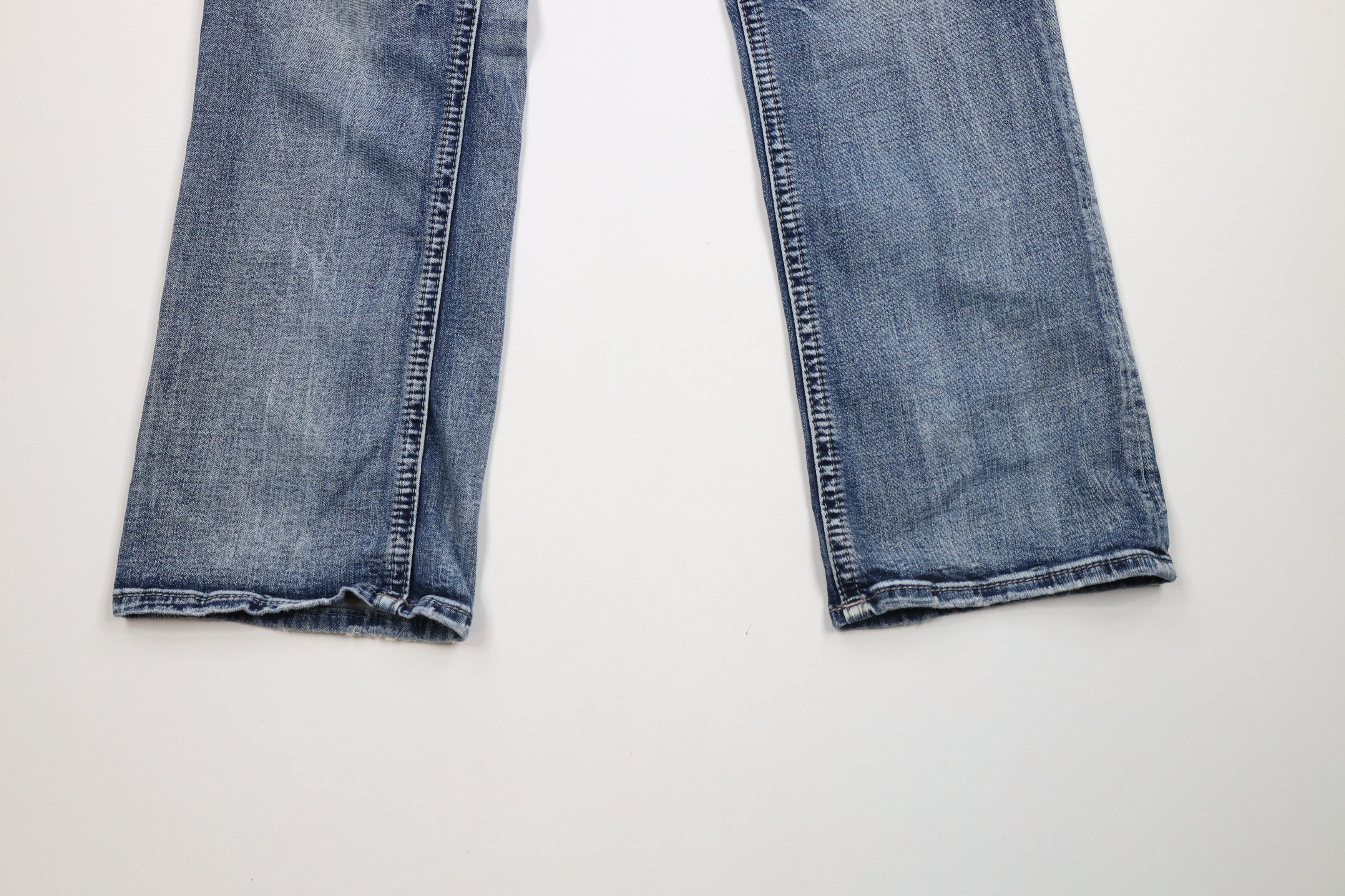 Rock Revival × Vintage Rock Revival Jeweled Pecola Easy Boot Flared Denim Jeans Size 34" / US 12 / IT 48 - 4 Thumbnail