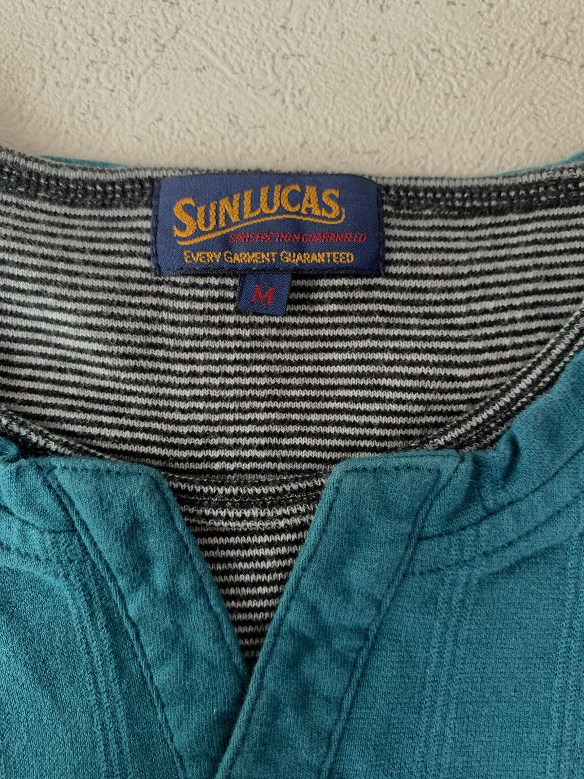 Japanese Brand 2000s Japanese Archive Sunlucas double layer longsleeve tee Size US M / EU 48-50 / 2 - 3 Thumbnail