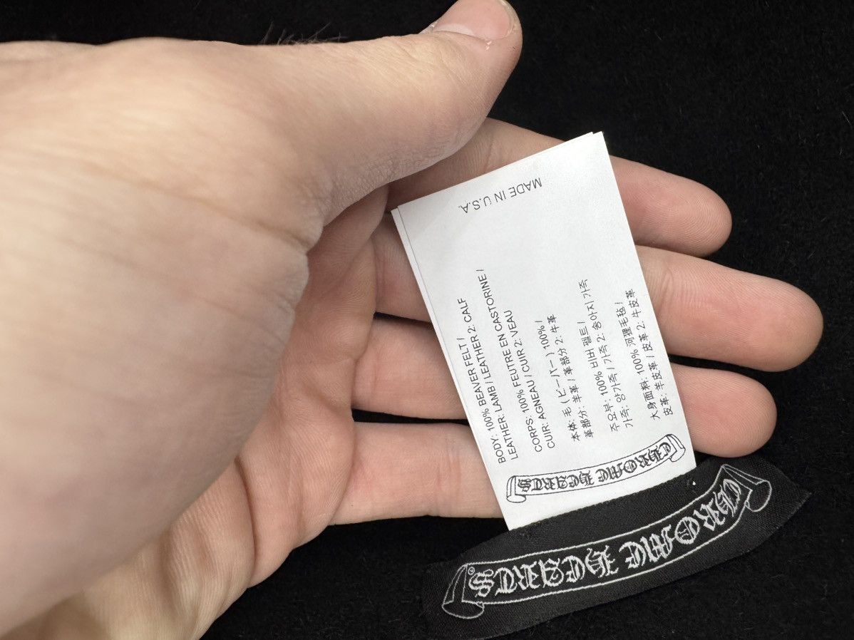 Chrome Hearts Chrome Hearts Black CH Red/White Leather Patch Bucket Hat Size ONE SIZE - 8 Thumbnail