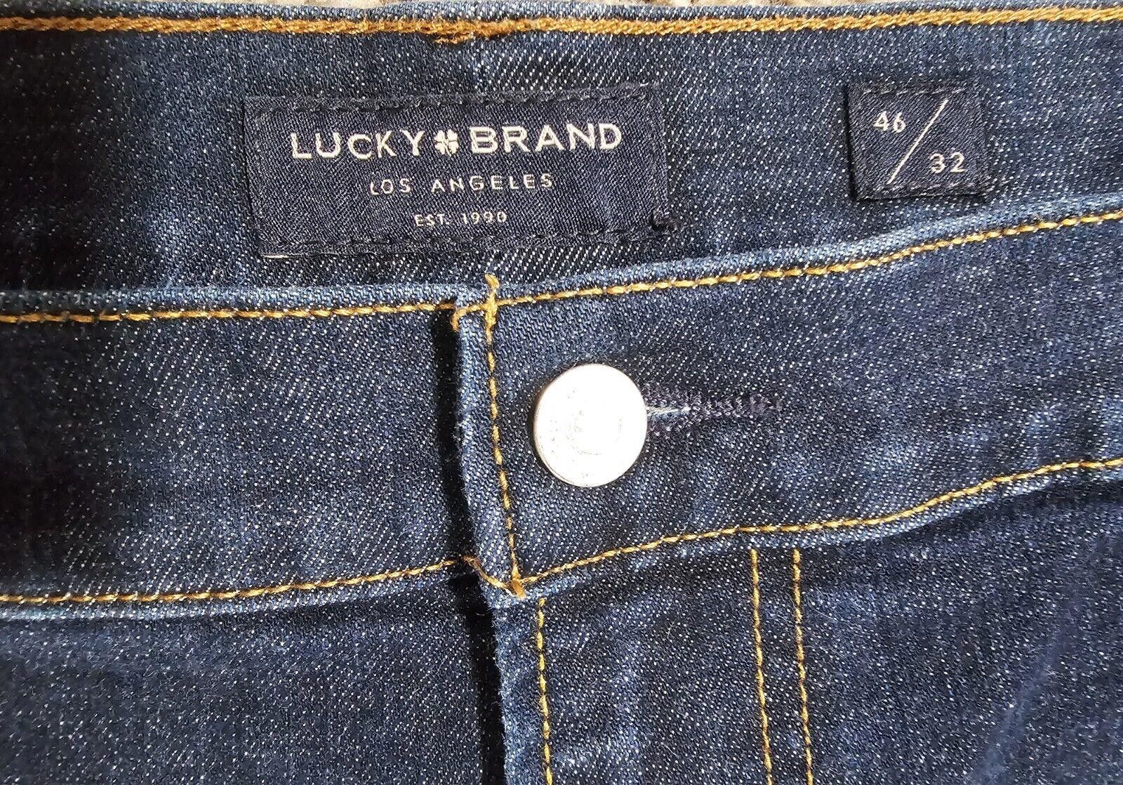 Lucky Brand Lucky Brand 46x29 Tag 46/32 Jeans 181 Relaxed Straight Blue Size US 44 / EU 60 - 2 Thumbnail