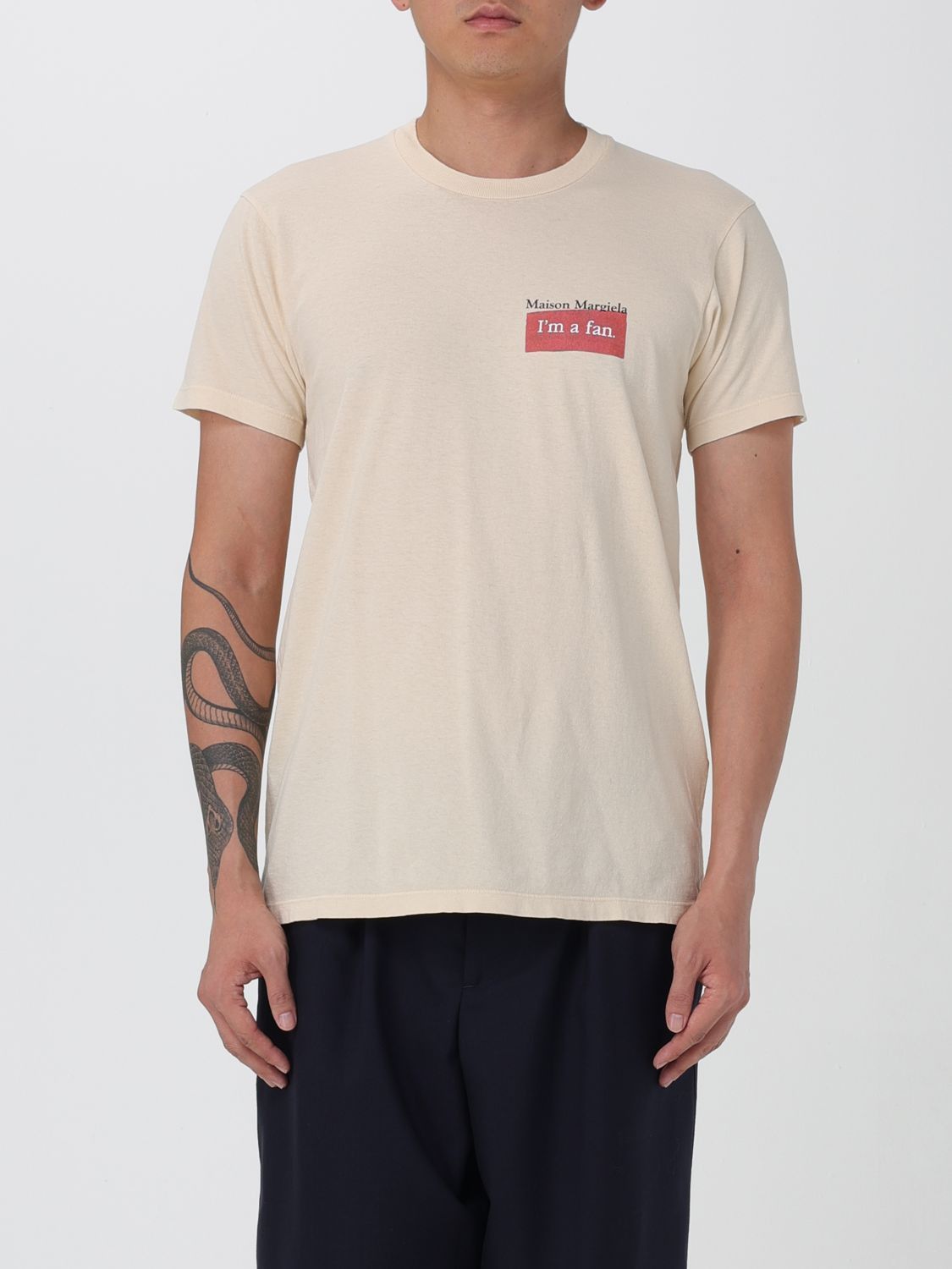 Maison Margiela Maison Margiela T-Shirt Men Beige Size US S / EU 44-46 / 1 - 1 Thumbnail