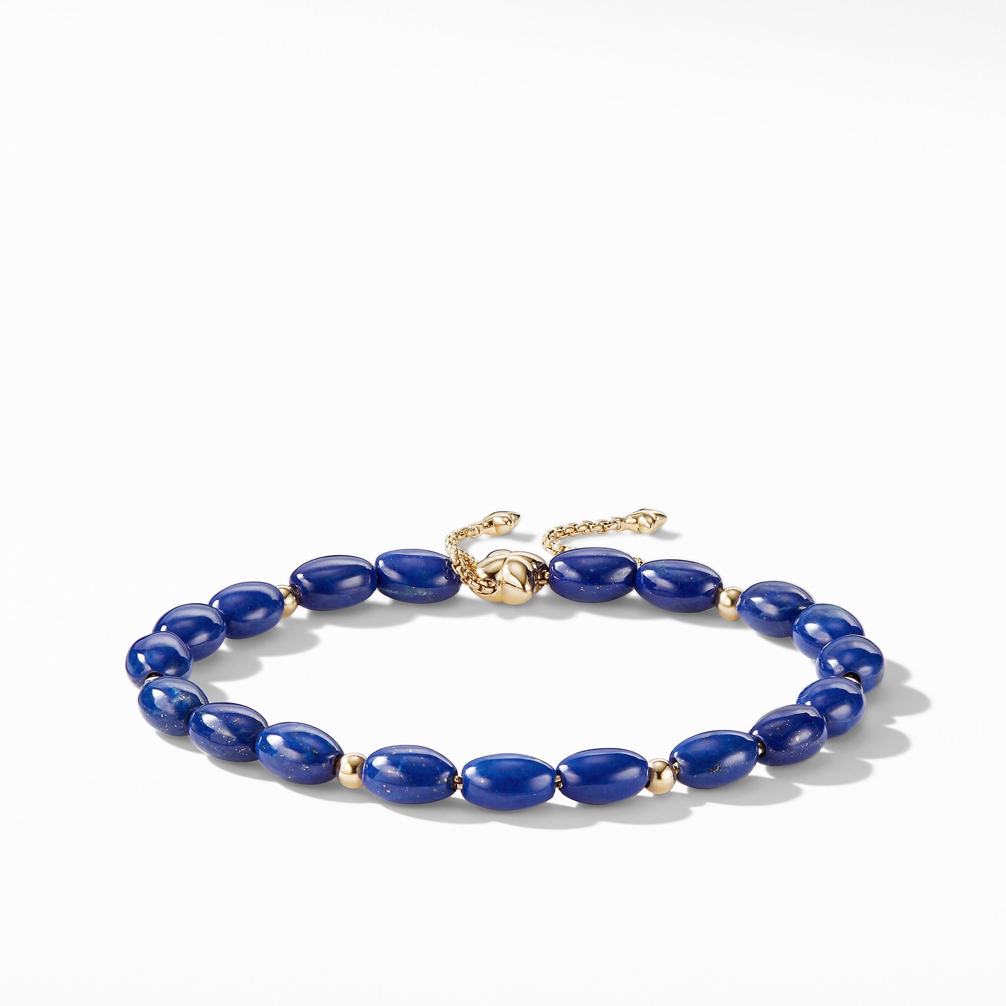 David Yurman o1w1db10325 Bracelet with Lapis and 18K Yellow Gold & 8mm Size ONE SIZE - 2 Thumbnail