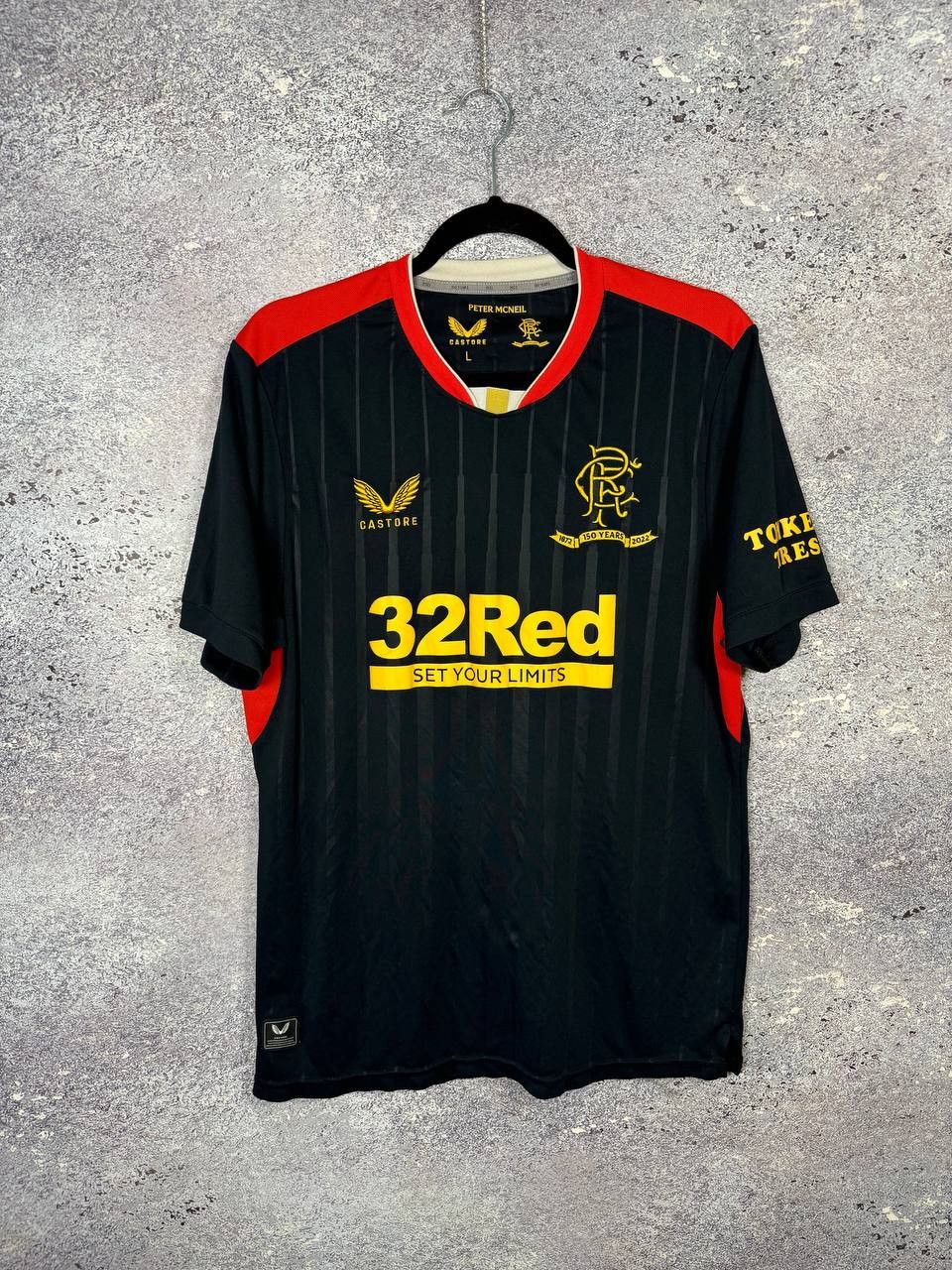 Castore × Vintage Vintage Rangers FC 2021/22 Away Castore Soccer Jersey Size US L / EU 52-54 / 3 - 1 Thumbnail