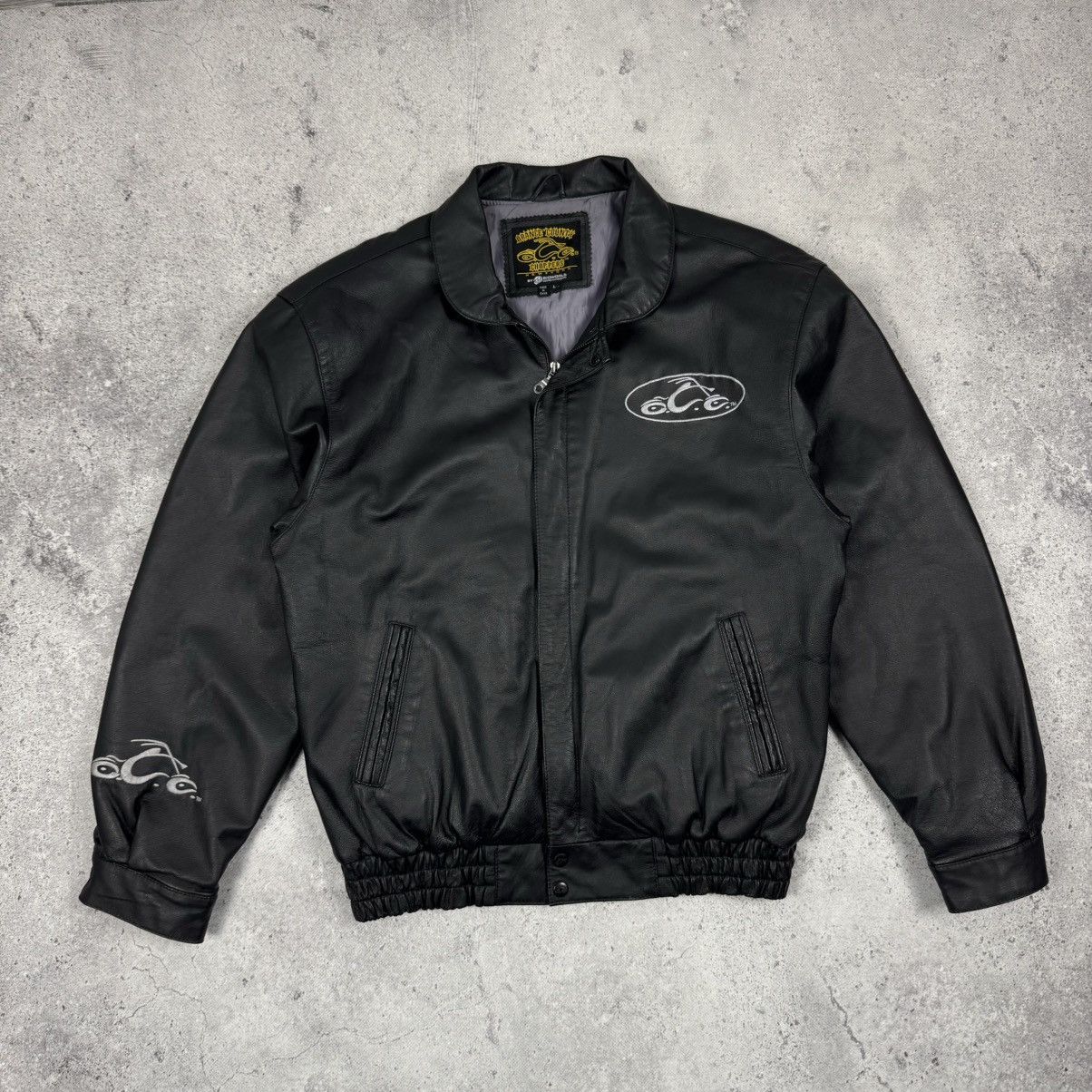 West Coast Choppers Vintage Orange Country Choppers Leather Jacket Size US L / EU 52-54 / 3 - 3 Thumbnail