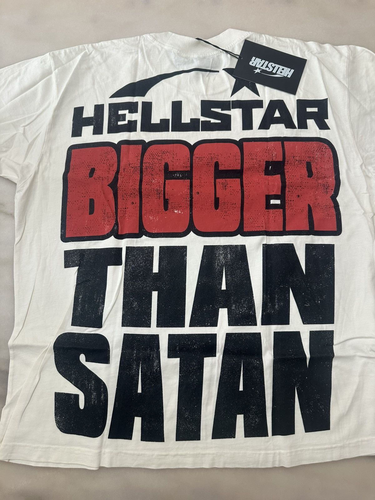 HELLSTAR HELLSTAR BIGGER THEN SATAN TEE Size US XL / EU 56 / 4 - 2 Thumbnail