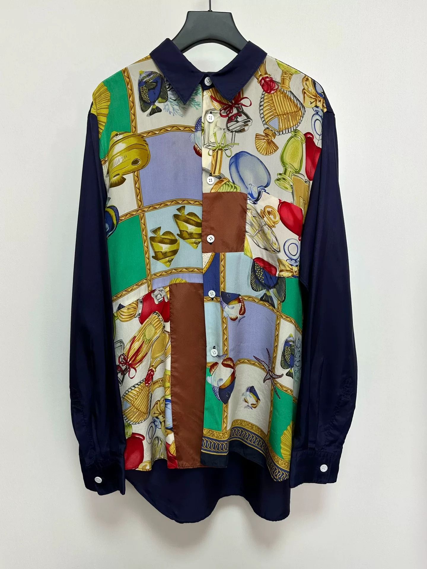 Comme des Garcons comme des garcons silk shirt with colorful pattern Size US M / EU 48-50 / 2 - 1 Thumbnail