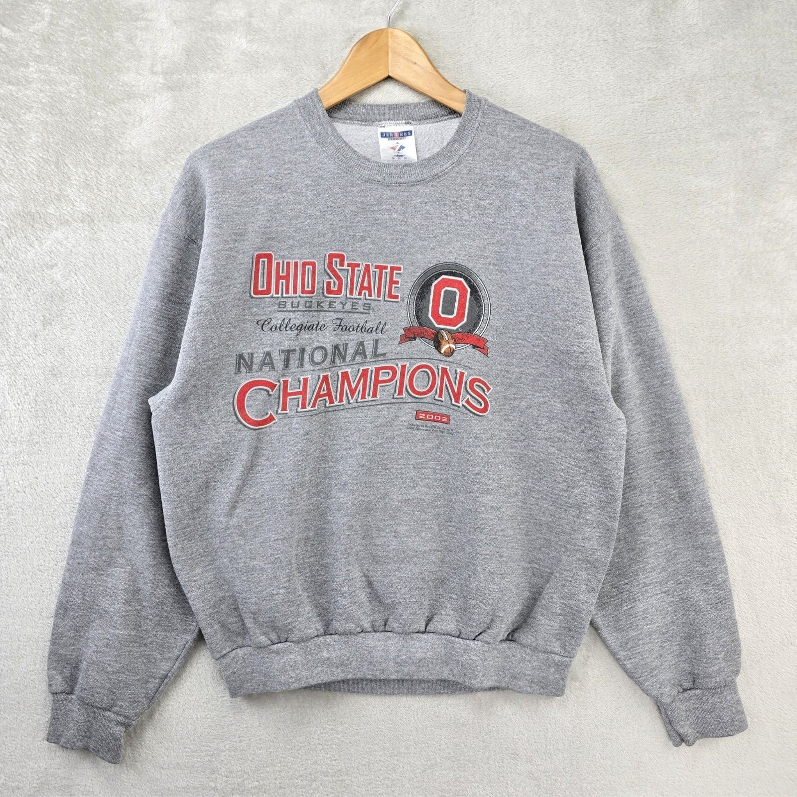 Jerzees Vtg Ohio State Buckeyes Sweatshirt Medium NCAA 2002 Champion Size US M / EU 48-50 / 2 - 1 Thumbnail