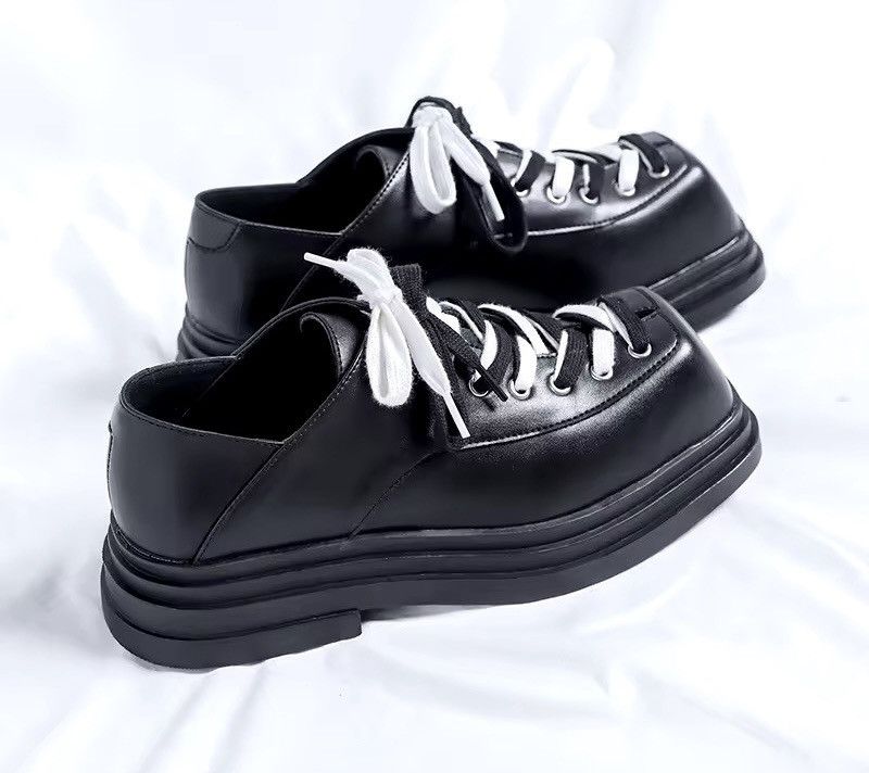 Other Punk Gothic Rock Cow Leather Boots Size US 9.5 / EU 42-43 - 3 Thumbnail
