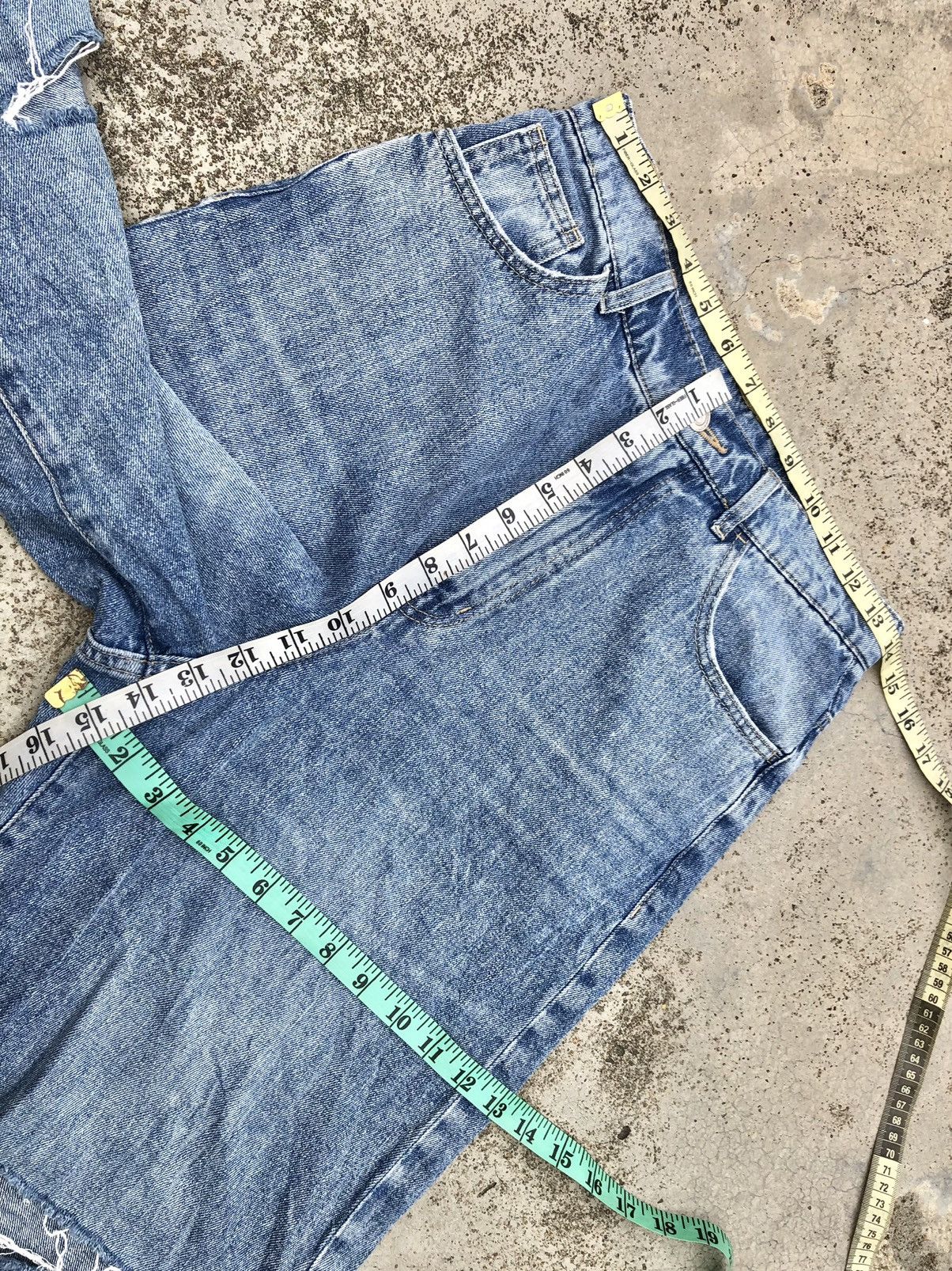 Other SUPER BAGGY⚡️⚡️LEPSIM DISTRESSED JEANS Size US 28 / EU 44 - 5 Thumbnail