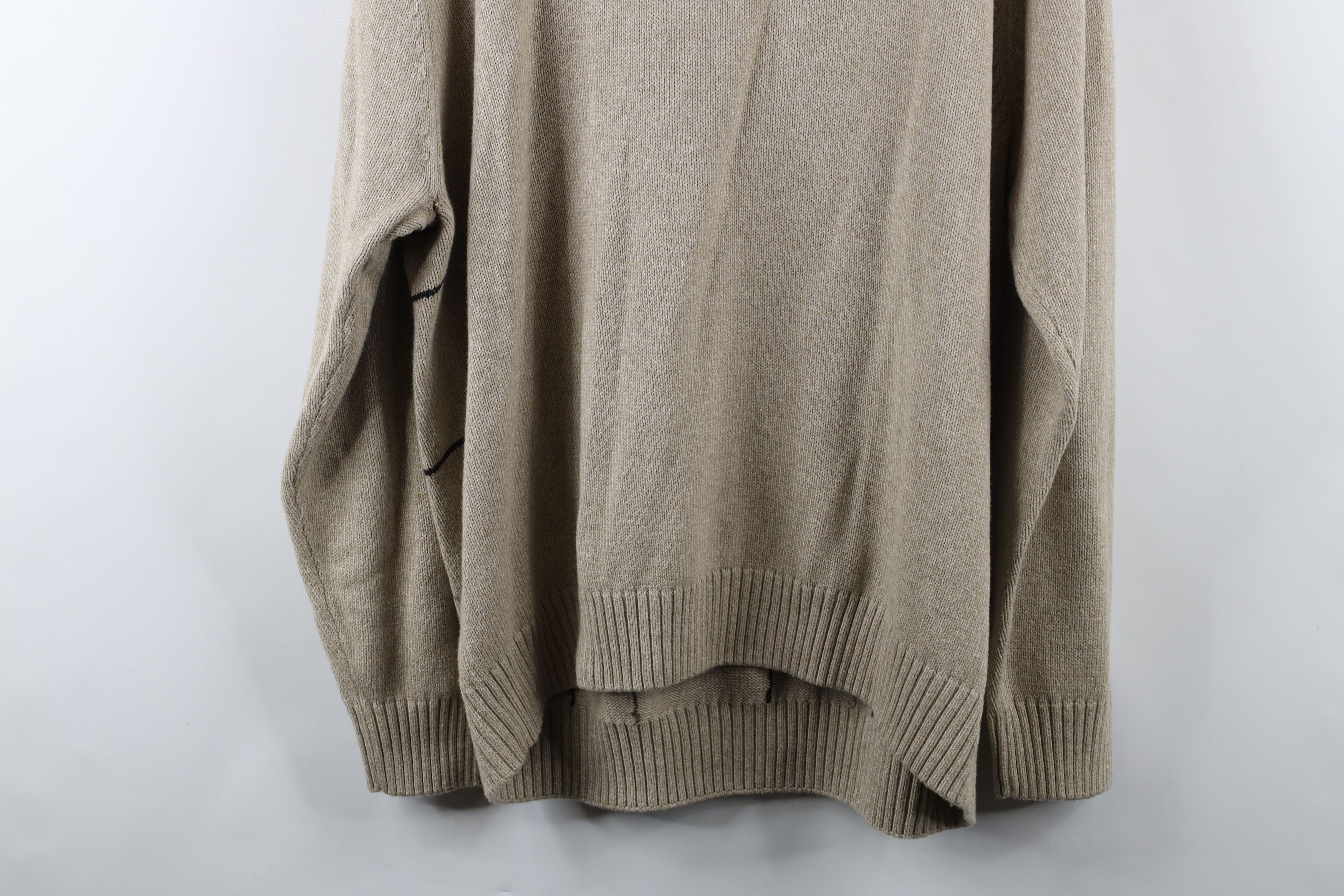 Vintage Vintage 90s Streetwear Striped Knit Crewneck Sweater Size US XXL / EU 58 / 5 - 11 Thumbnail