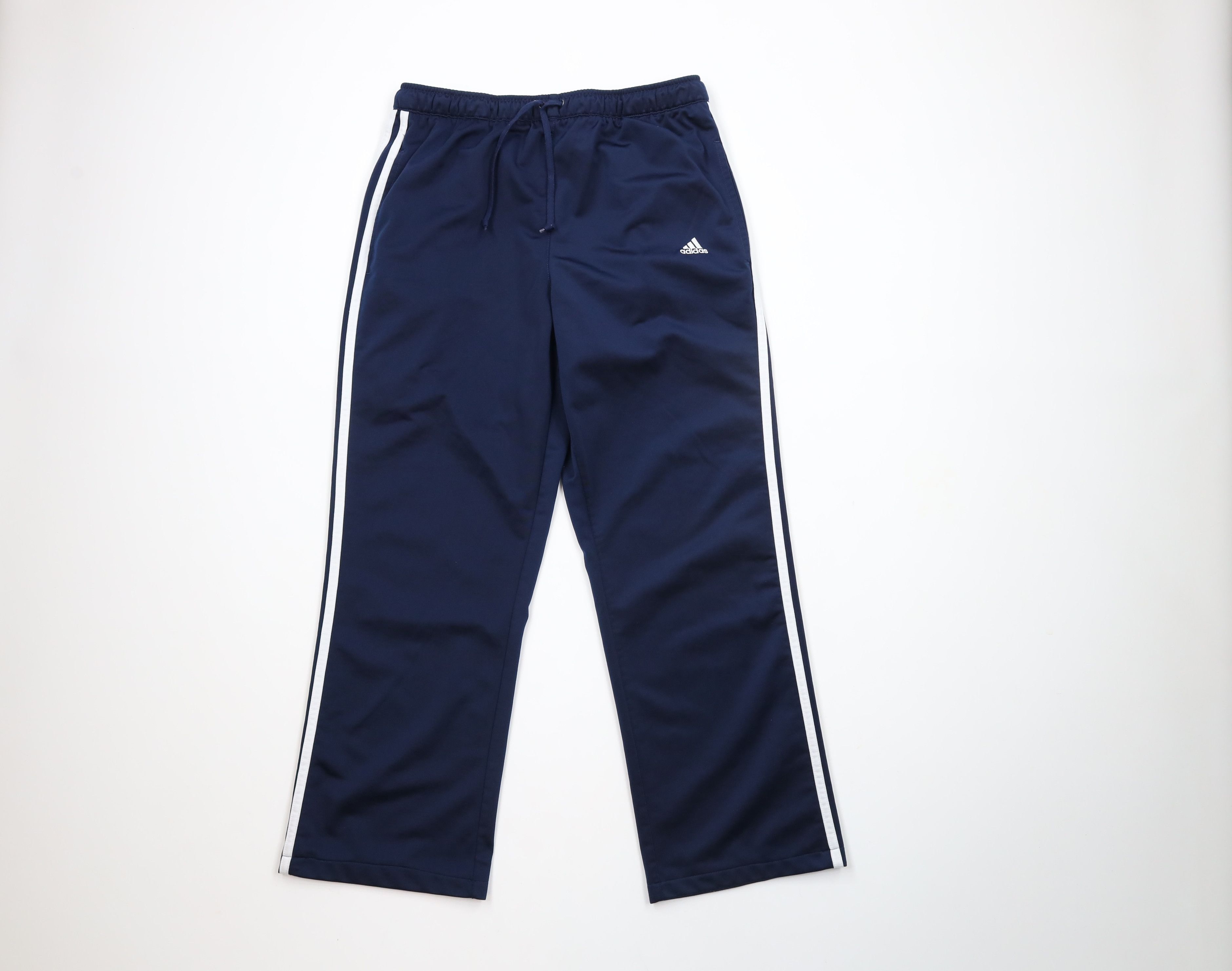 Adidas × Vintage Vintage Y2K Adidas Striped Flared Wide Leg Sweatpants Pants Size 30" / US 8 / IT 44 - 1 Thumbnail