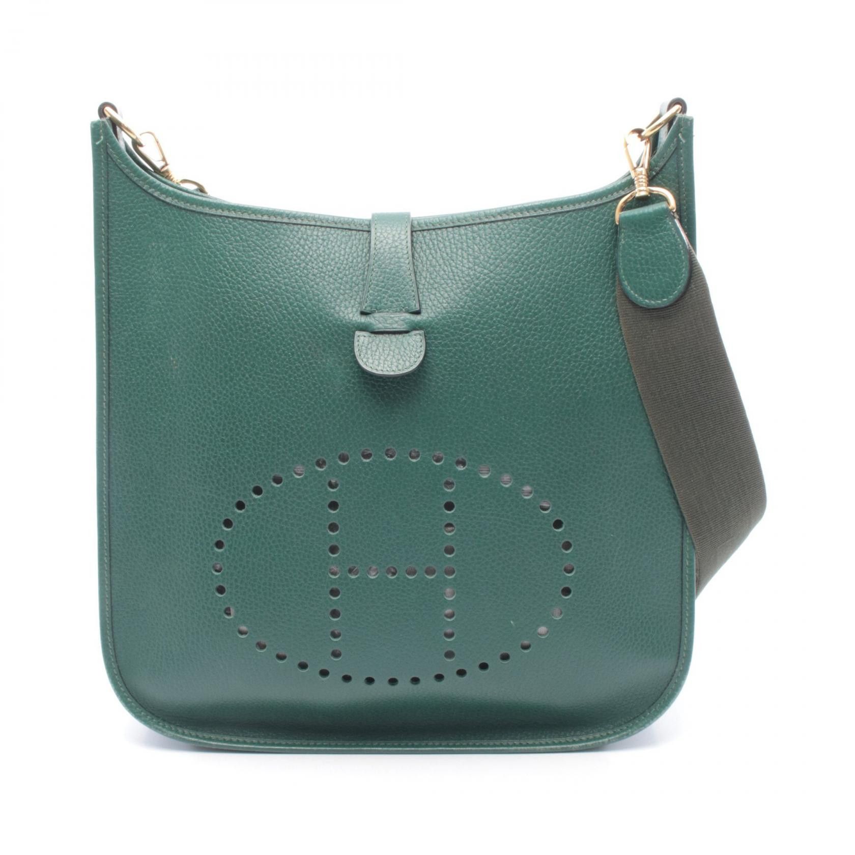 Hermes Hermes Hermes Evelyne1 GM Cuir Chevre de Coromandel Shoulder Bag Leather Shoulder Bag Y DUTY FREE for USA Size ONE SIZE - 1 Thumbnail
