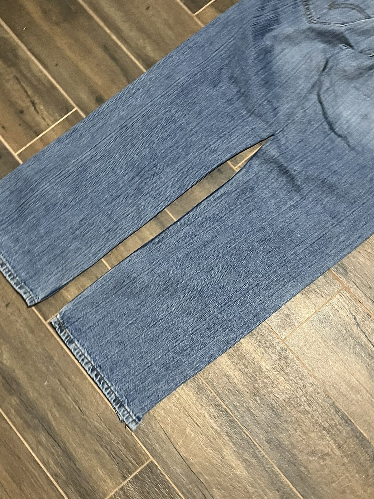 Jean × Levi's × Vintage Vintage Distressed Levis Light Wash Jeans Levi's 529 Denim Size US 32 / EU 48 - 5 Thumbnail