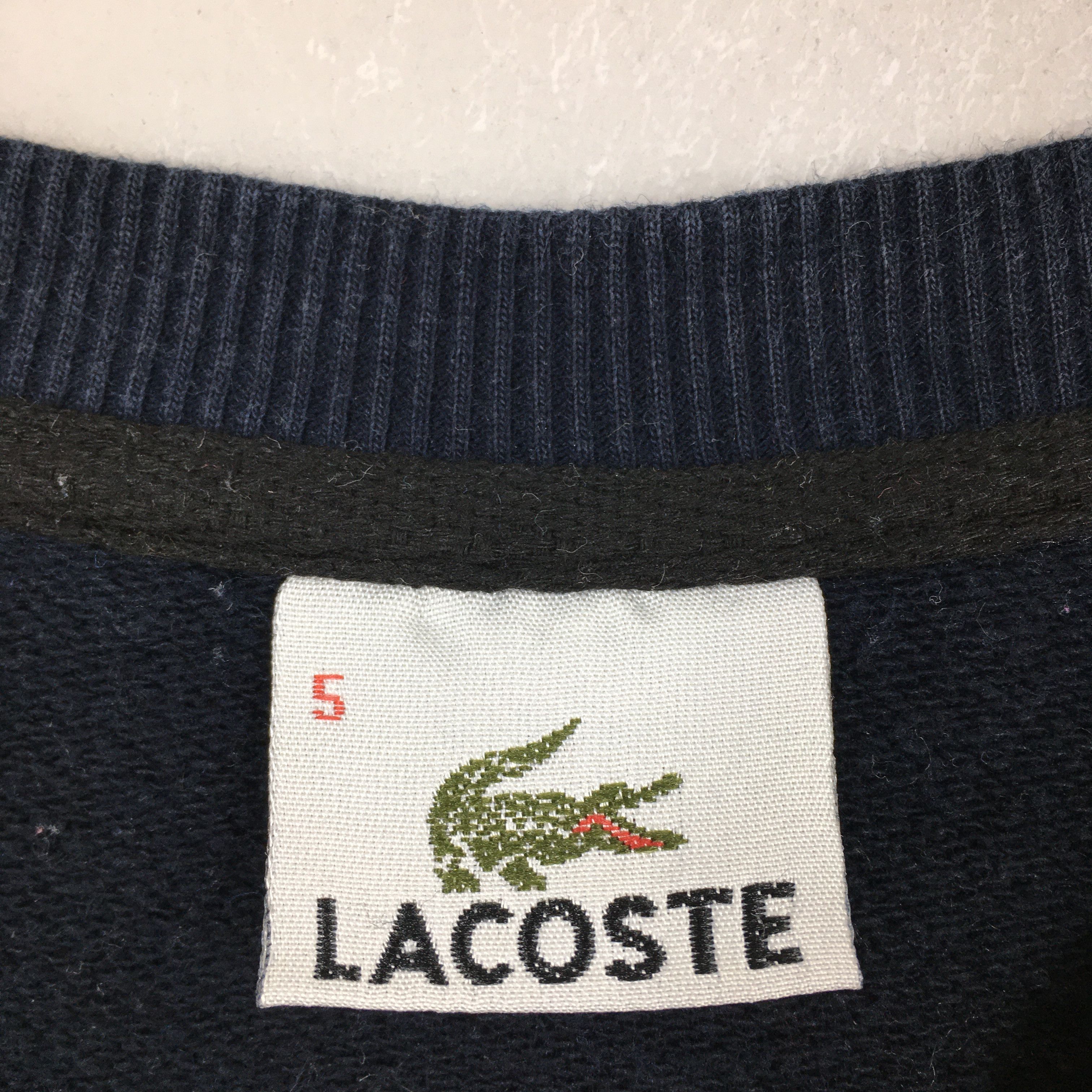 Lacoste × Vintage Vintage Chemise Lacoste Green Sweatshirts Small Size US S / EU 44-46 / 1 - 5 Thumbnail