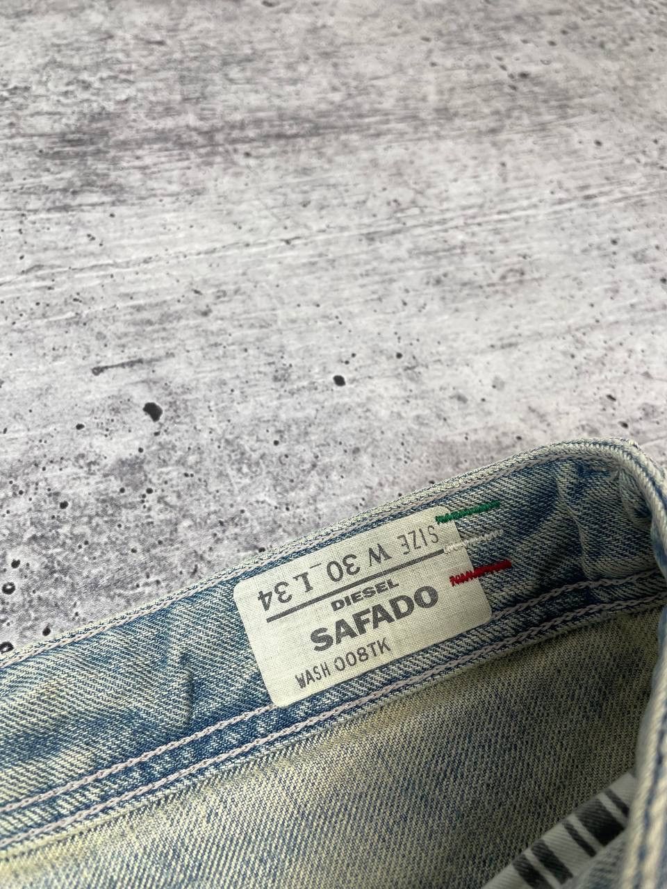 Diesel Vintage Crazy Diesel Safari Distressed Denim Jeans Y2K Size US 30 / EU 46 - 8 Thumbnail