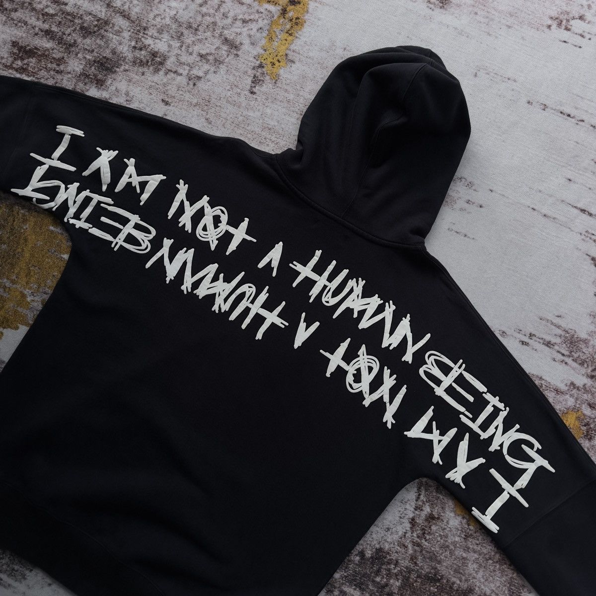 I Am Not A Human Being I AM NOT A HUMAN BEING SPELL OUT BIG LOGO BACKHIT Size US L / EU 52-54 / 3 - 2 Thumbnail