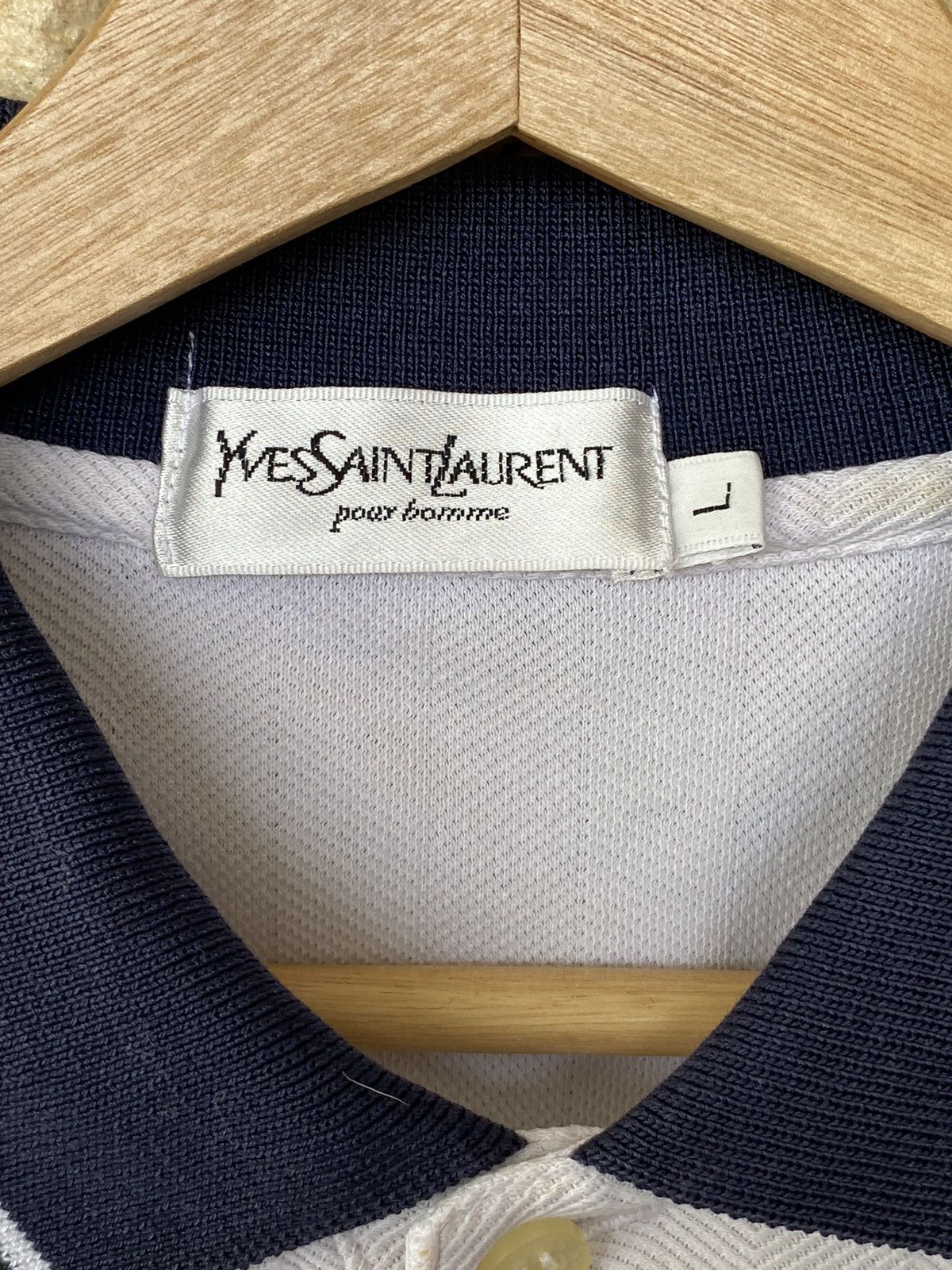 Vintage Vintage Yves Saint Laurent Pour Homme Polo Shirt Size US L / EU 52-54 / 3 - 6 Thumbnail