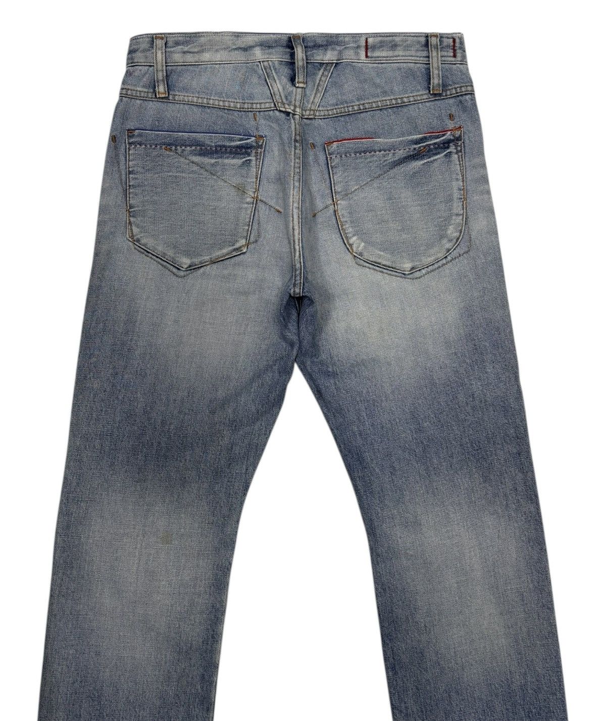 Marithe + Francois Girbaud × Undercover MARITHE FRANCOIS GIRBAUD HALF SELVEDGE LE JEAN DE DISTRESSED Size US 30 / EU 46 - 8 Thumbnail