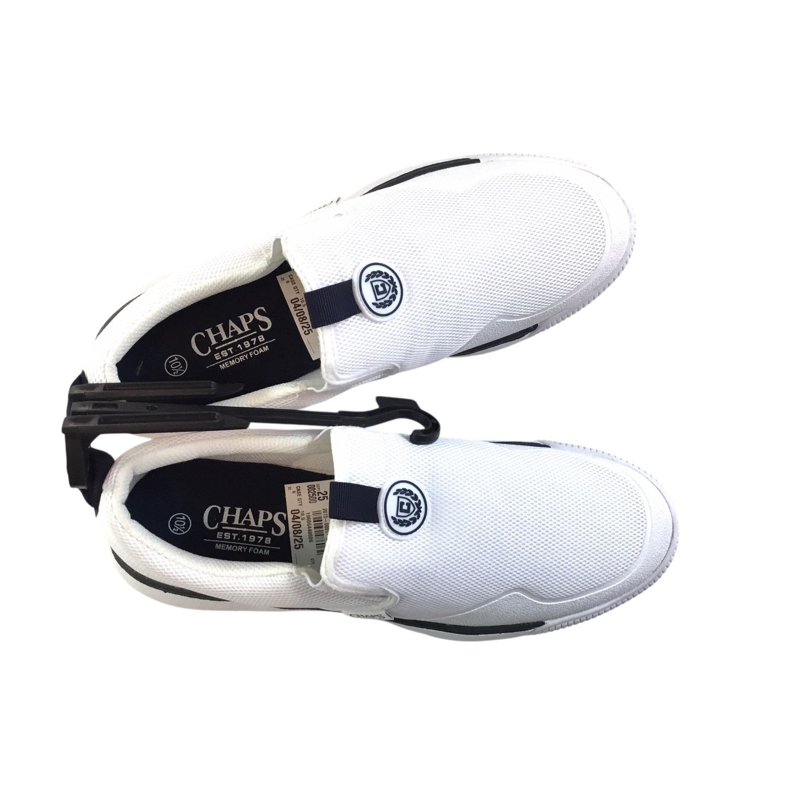 Chaps Chaps Men's Kent Slip-On Shoe White Blue Size 10.5 NWT Size US 10.5 / EU 43-44 - 5 Thumbnail