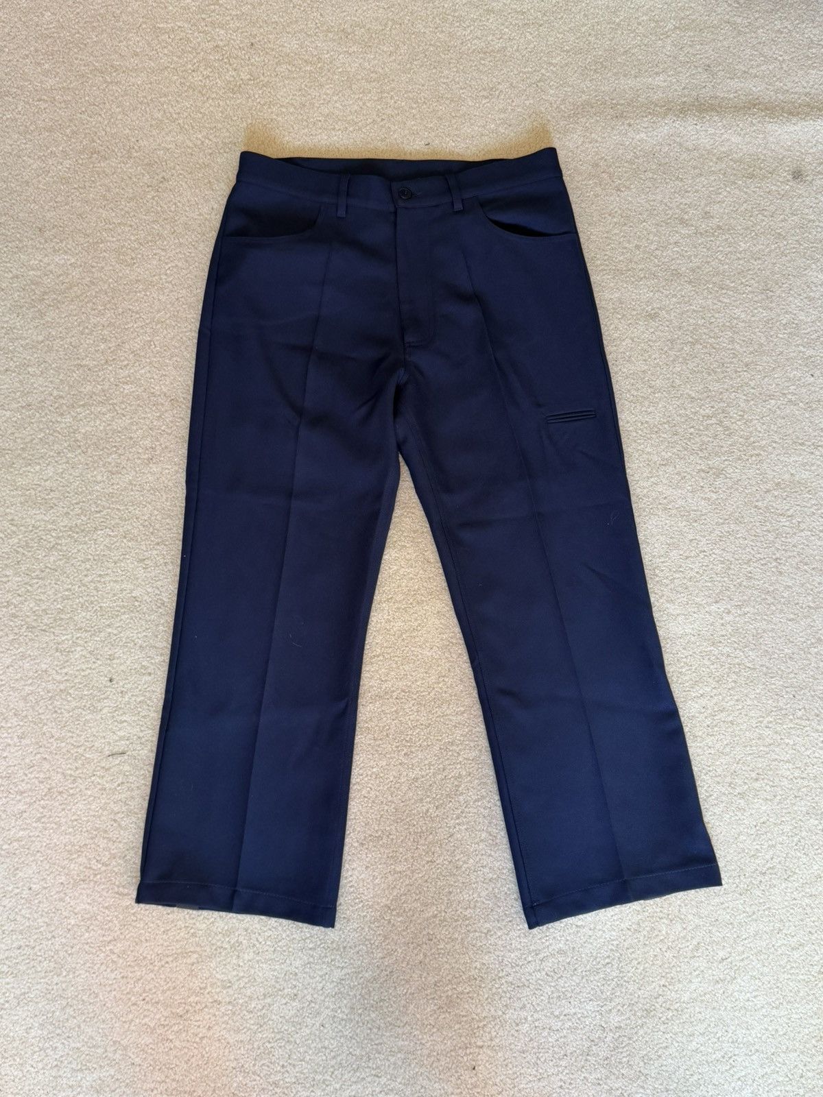Random Identities SSESNE Navy Blue Officer Pants Size US 32 / EU 48 - 2 Thumbnail