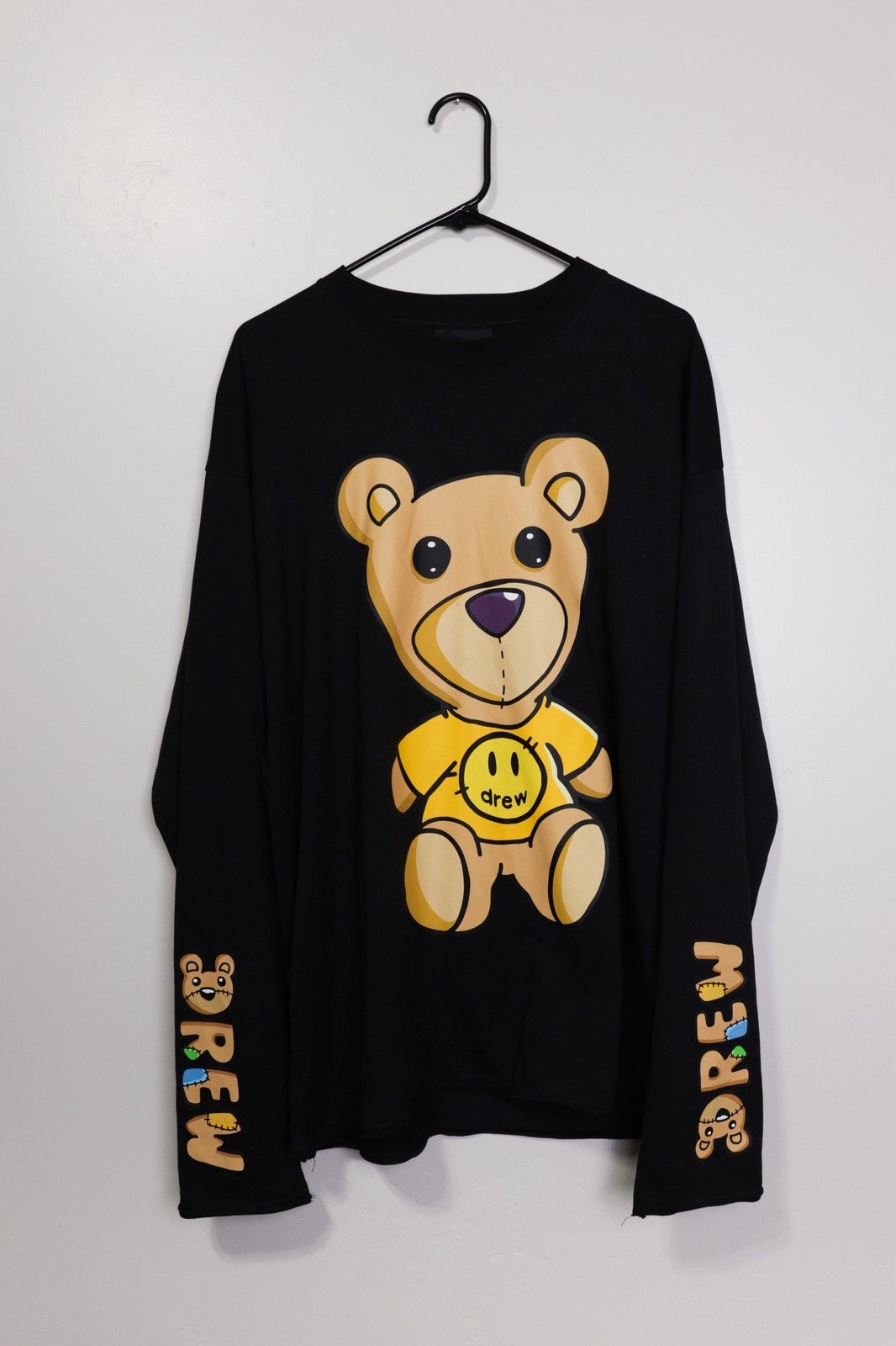 Drew House × Justin Bieber Drew House Theodore L/S Tee - Black Size US L / EU 52-54 / 3 - 1 Thumbnail